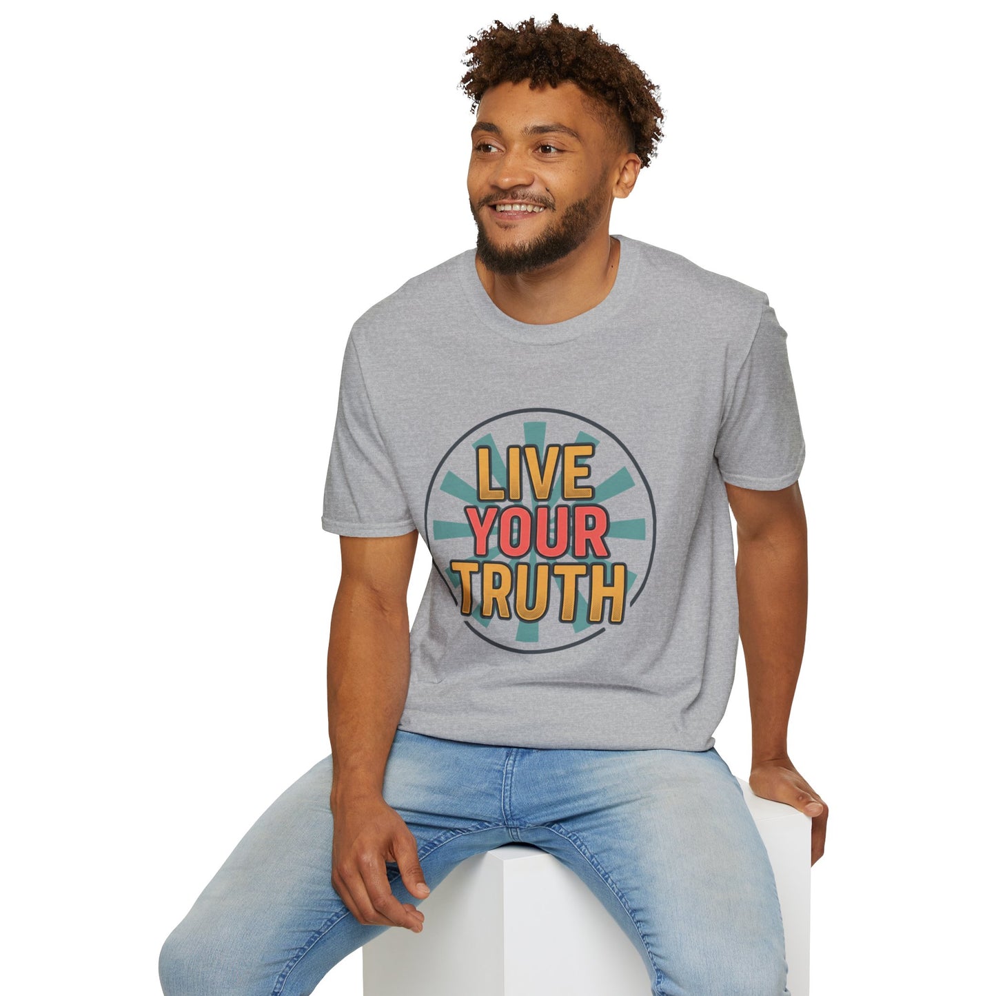 Live Your Truth T-Shirt — Retro Inspirational Graphic Tee