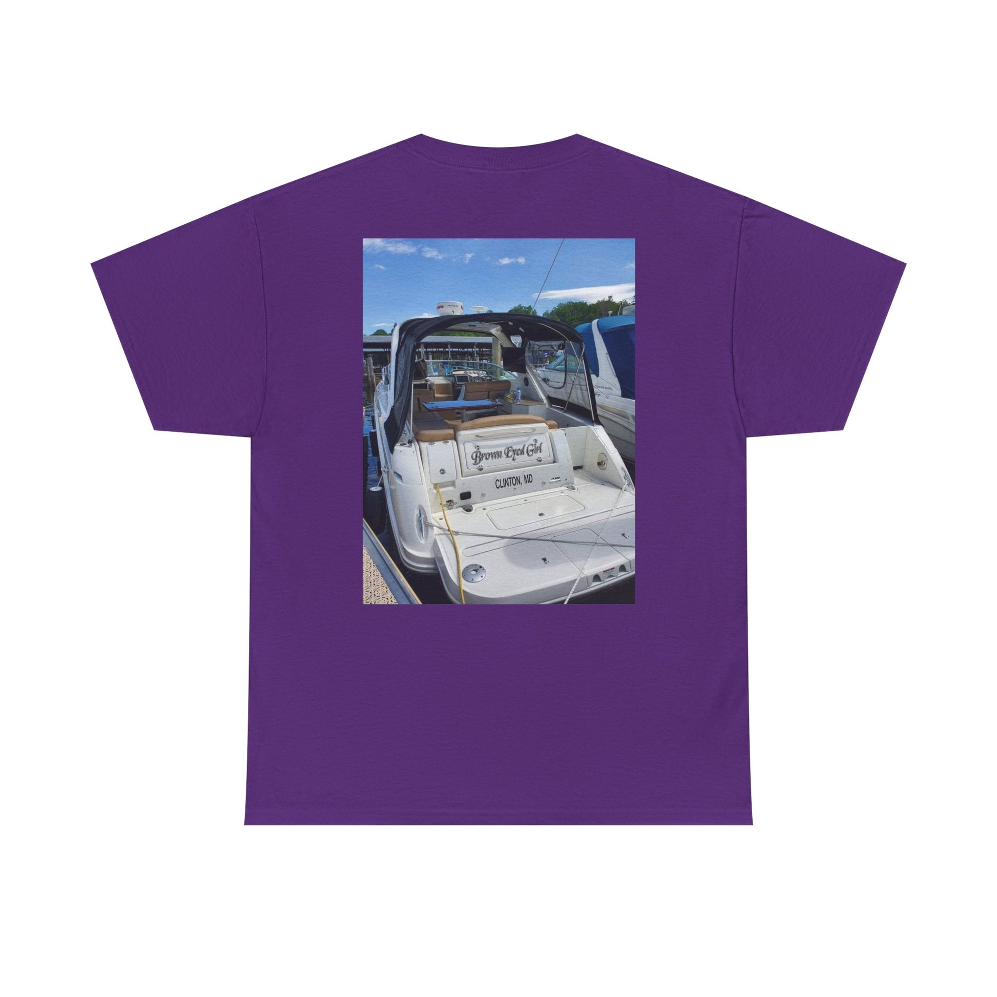 Custom Photo Print T-Shirt — Personalized Selfie Tee ("Welcome" Coffee Graphic) Printify