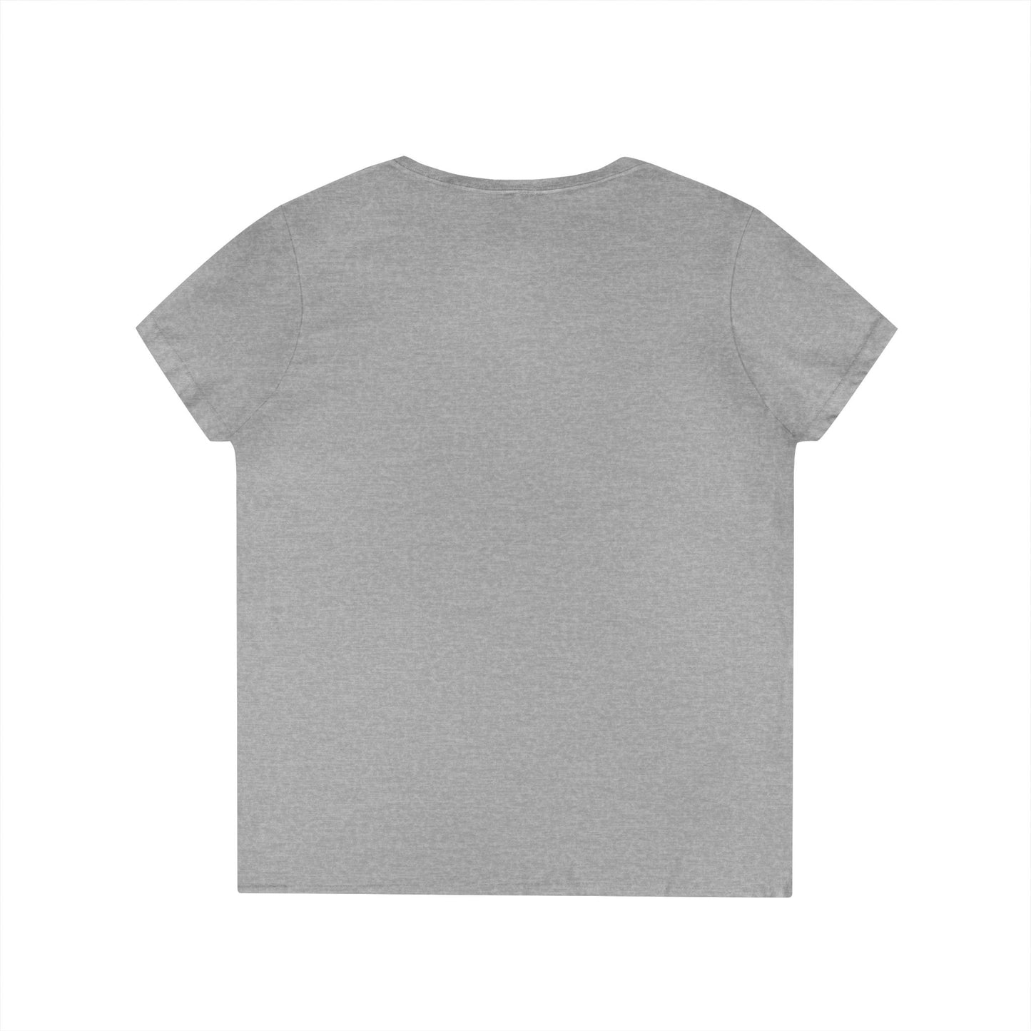 Certified Cutie V-Neck T-Shirt — Cute Cartoon Badge Graphic Tee for Women Printify