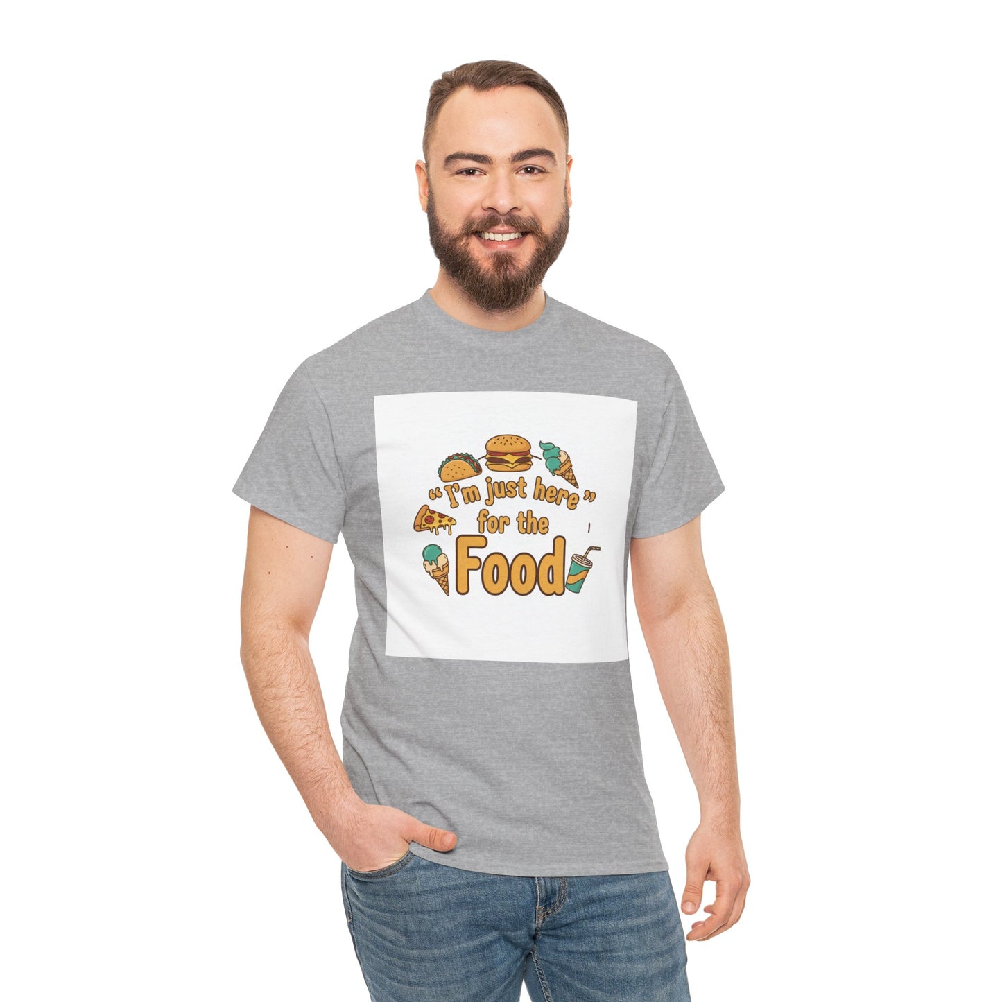 I'm Just Here for the Food T‑Shirt — Funny Foodie Graphic Tee