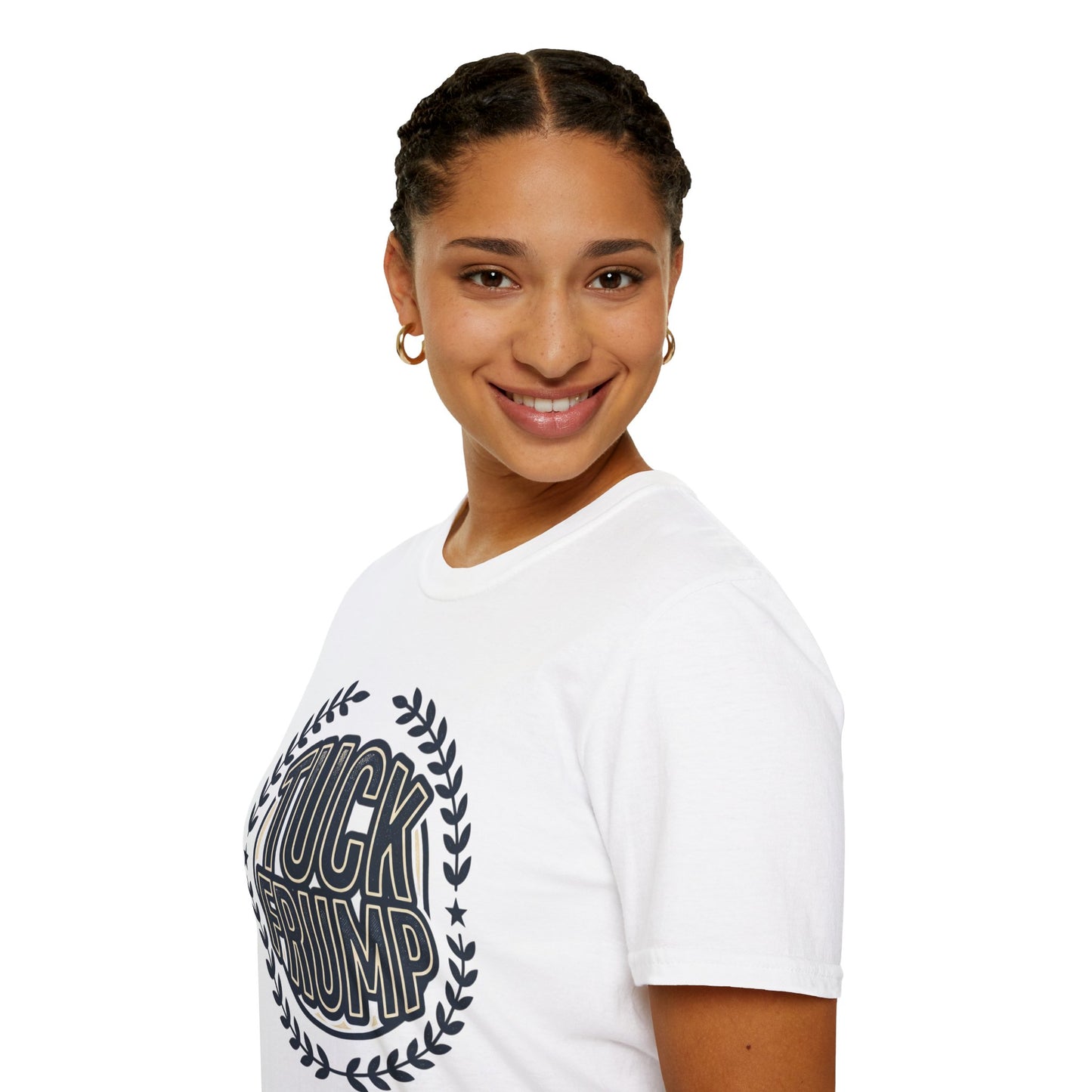 "Tuck Frump" Vintage Laurel Emblem Political Satire Tee