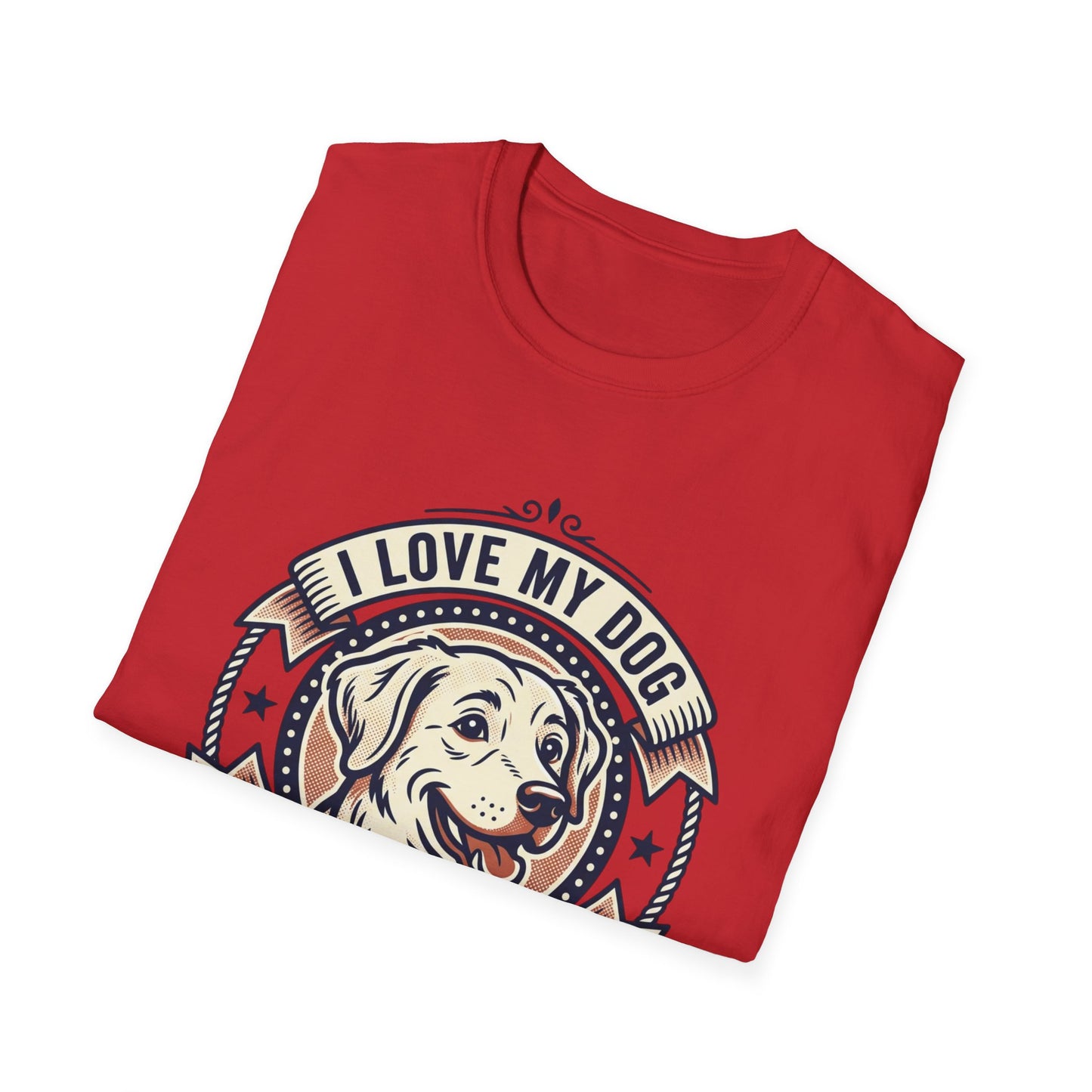 I Love My Dog T-Shirt – Retro Dog Lover Tee ("I Love My Dog More Than Most of the People I Know")