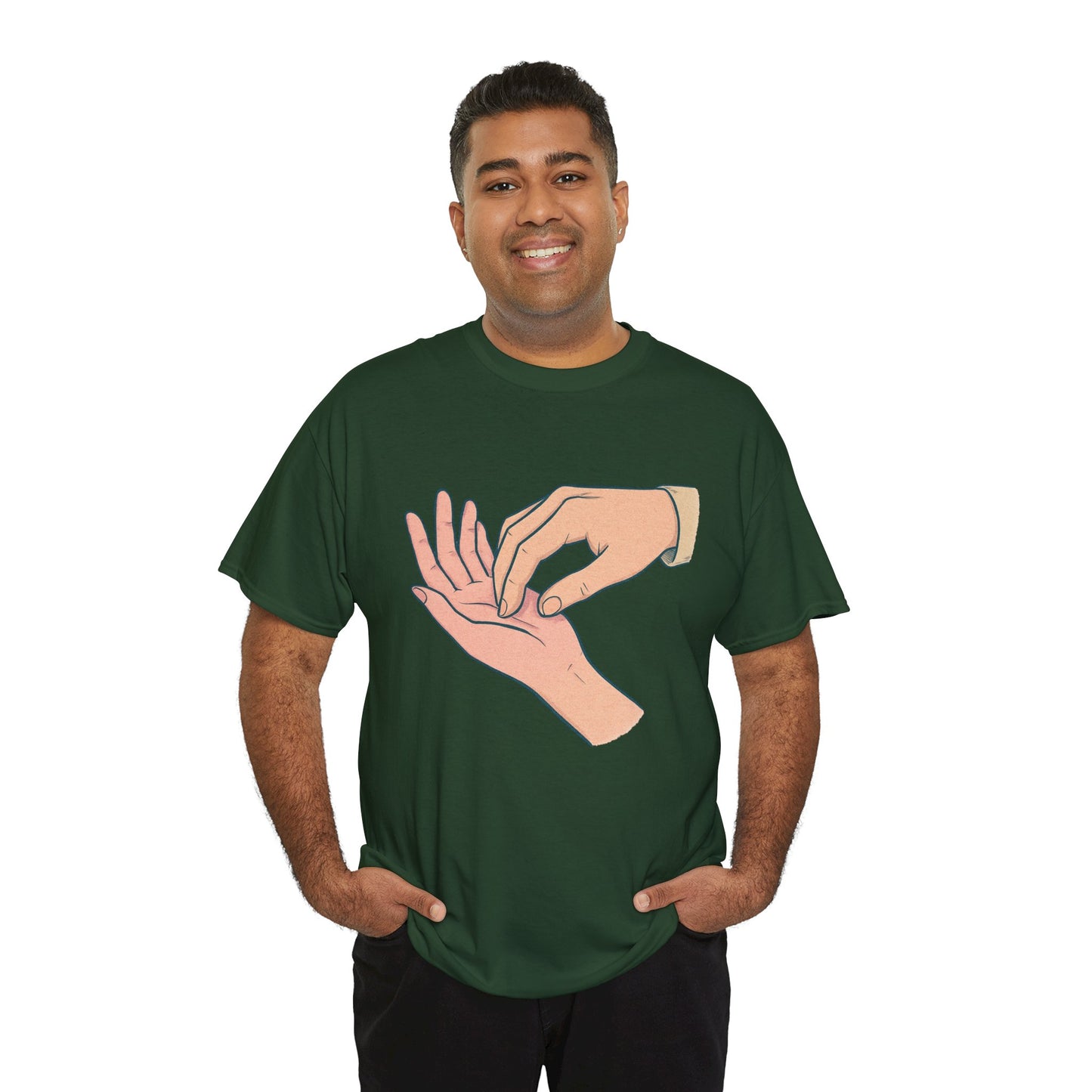 T-Shirt - Gentle Palm Reading Illustration Tee