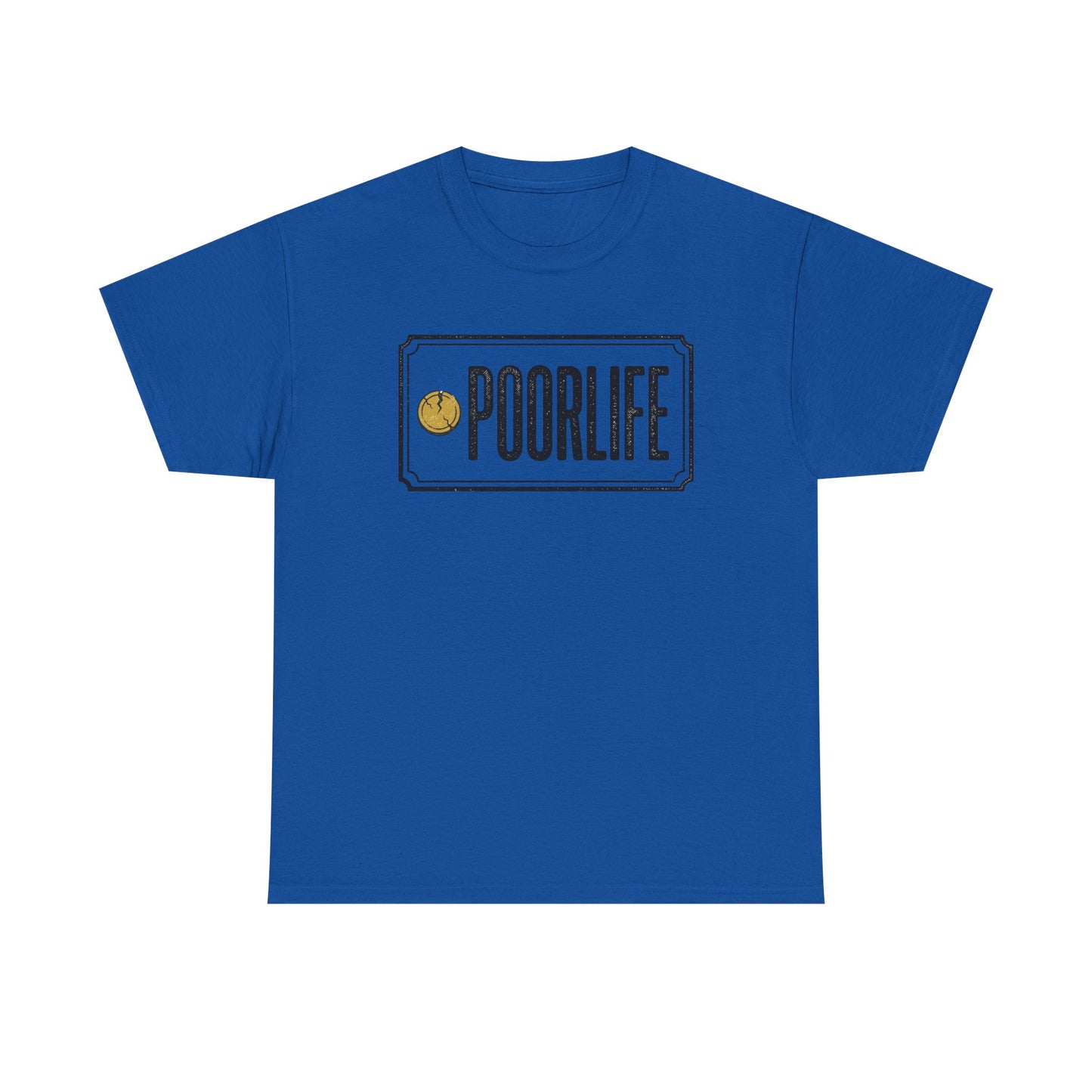 'Poor Life' Vintage Coin Graphic Tee