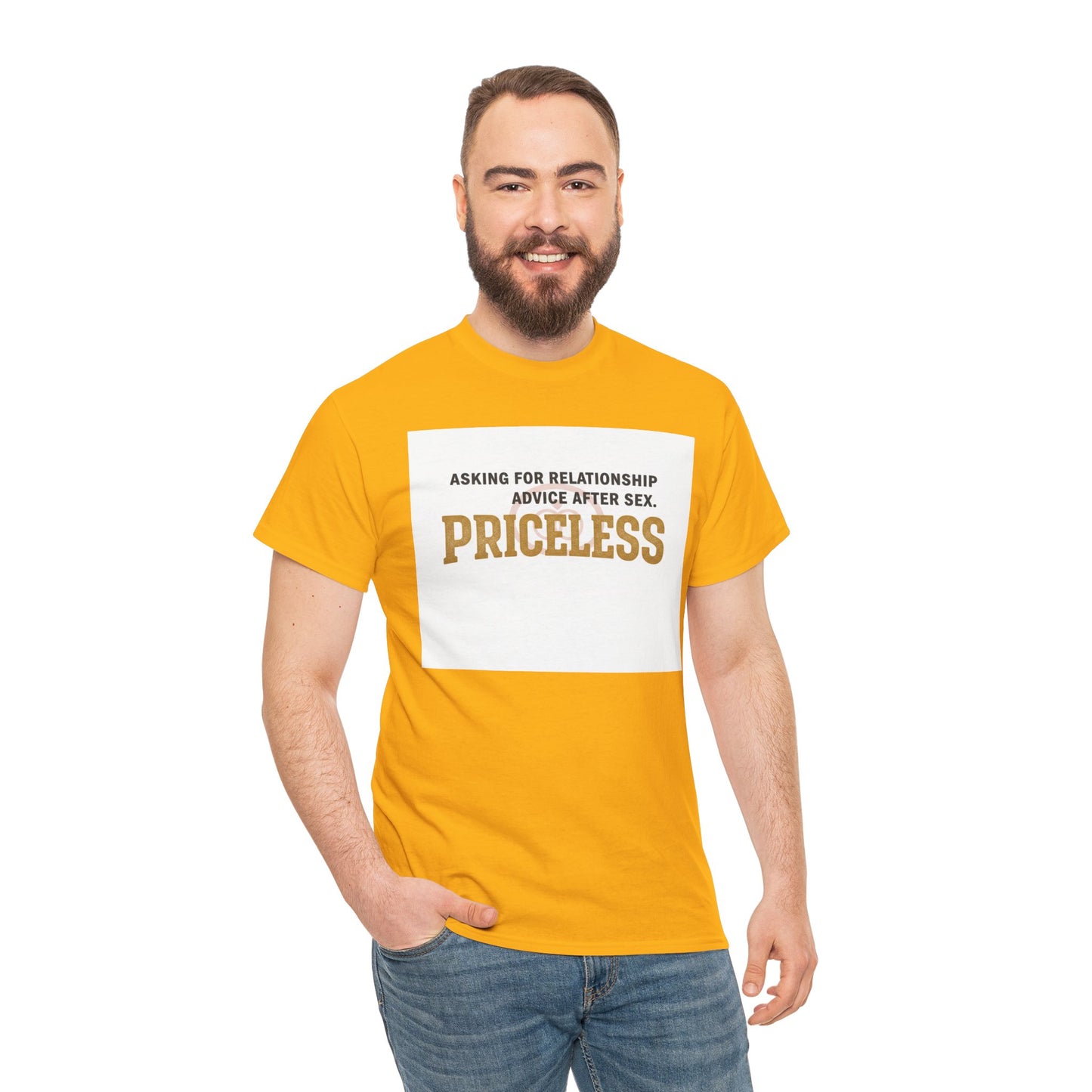 Priceless Funny Graphic Tee — "Asking for Relationship Advice After Sex" Casual Cotton Shirt