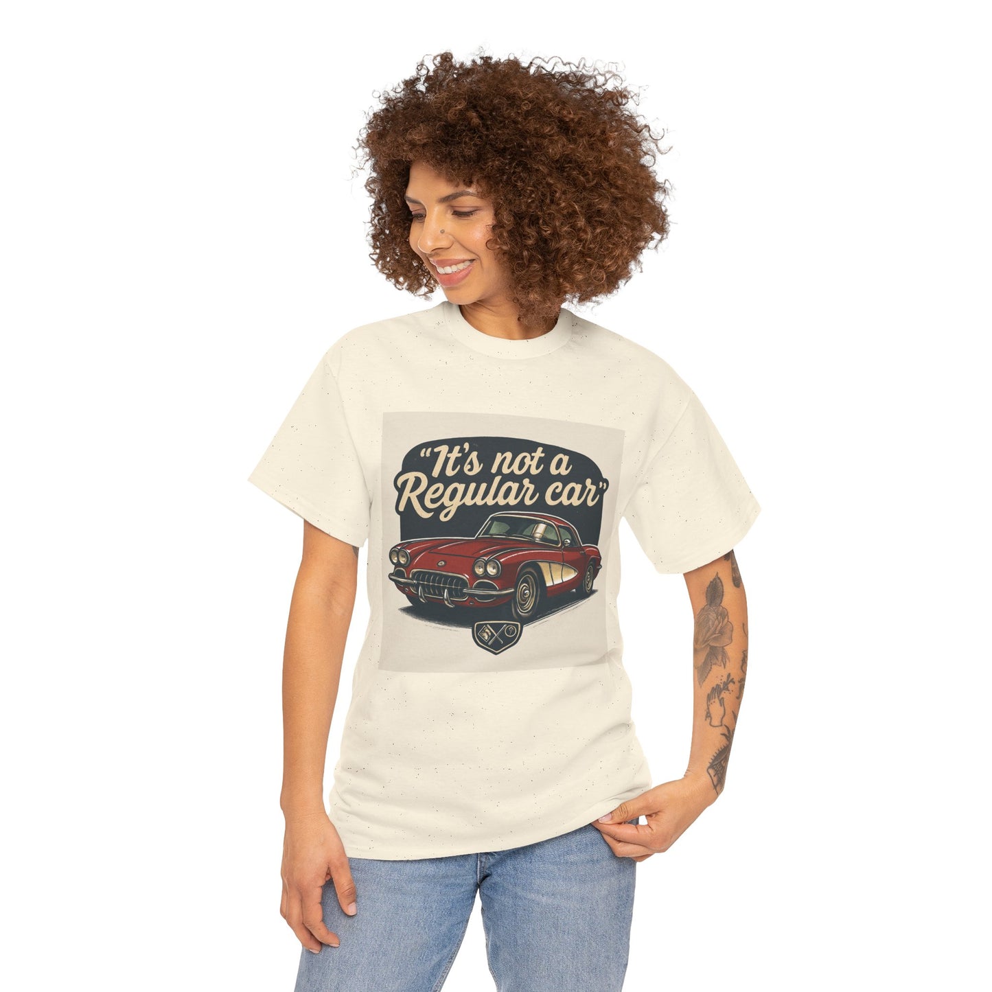 Classic Car Tee — "It's Not a Regular Car" Vintage Muscle Car Shirt Printify