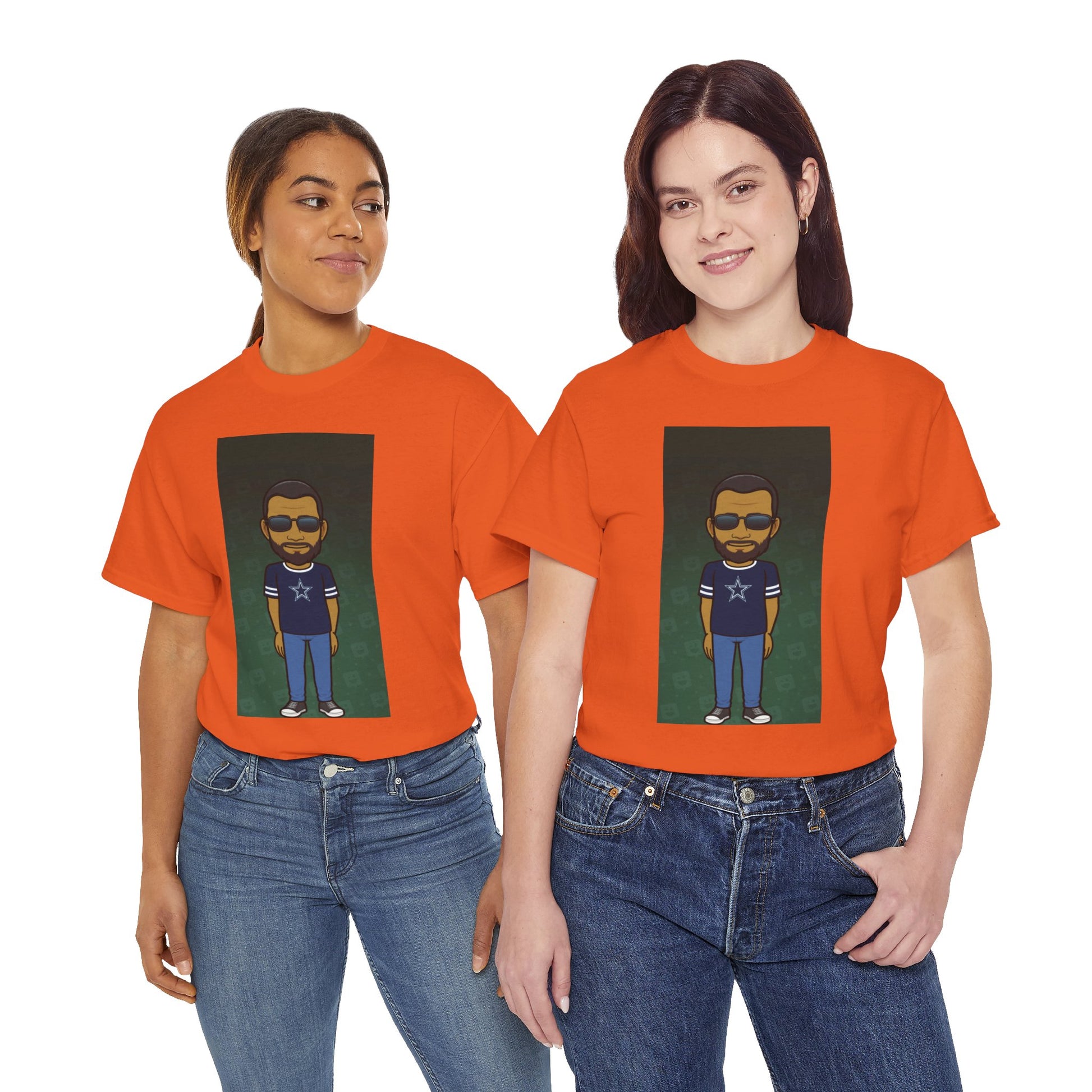 Cartoon Guy Graphic Tee — Personalized Avatar Shirt Printify