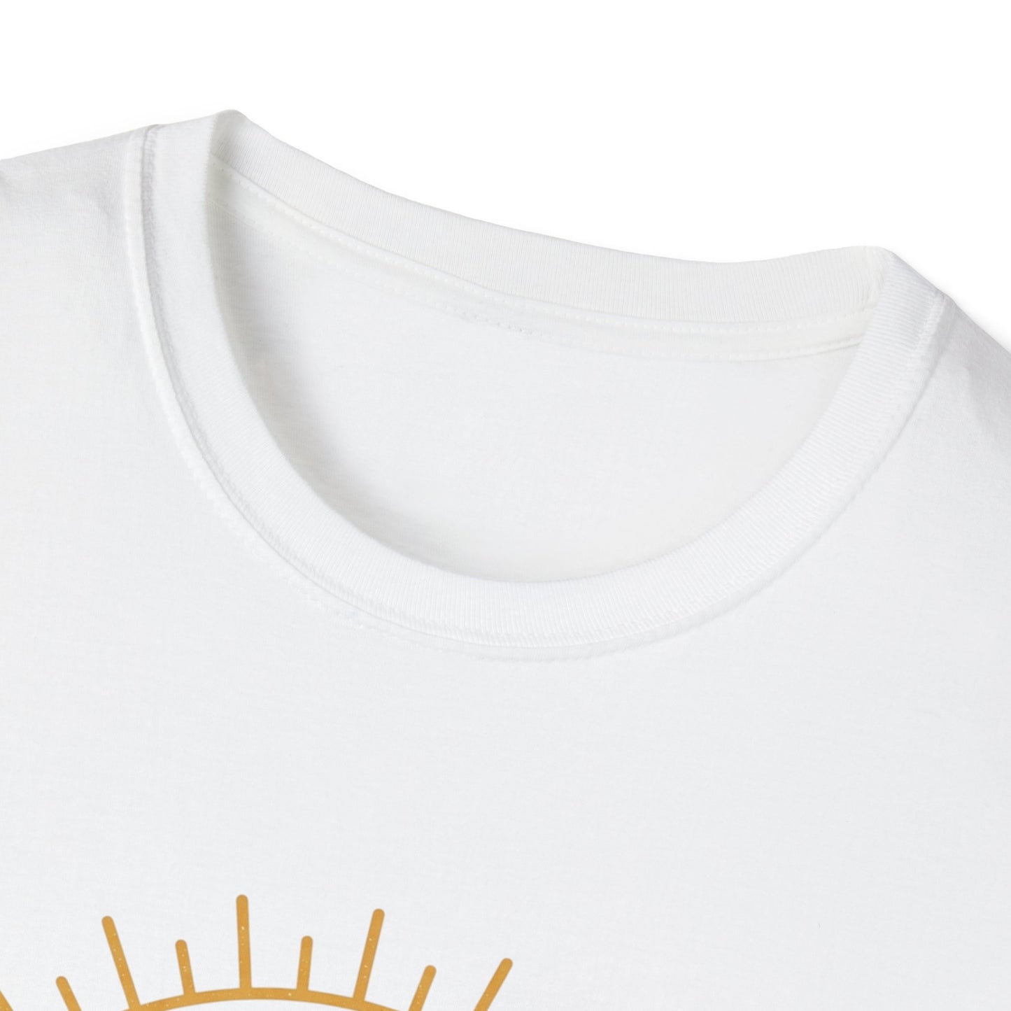 Lets Be Positive Today T-Shirt — Motivational Sunburst Graphic Tee