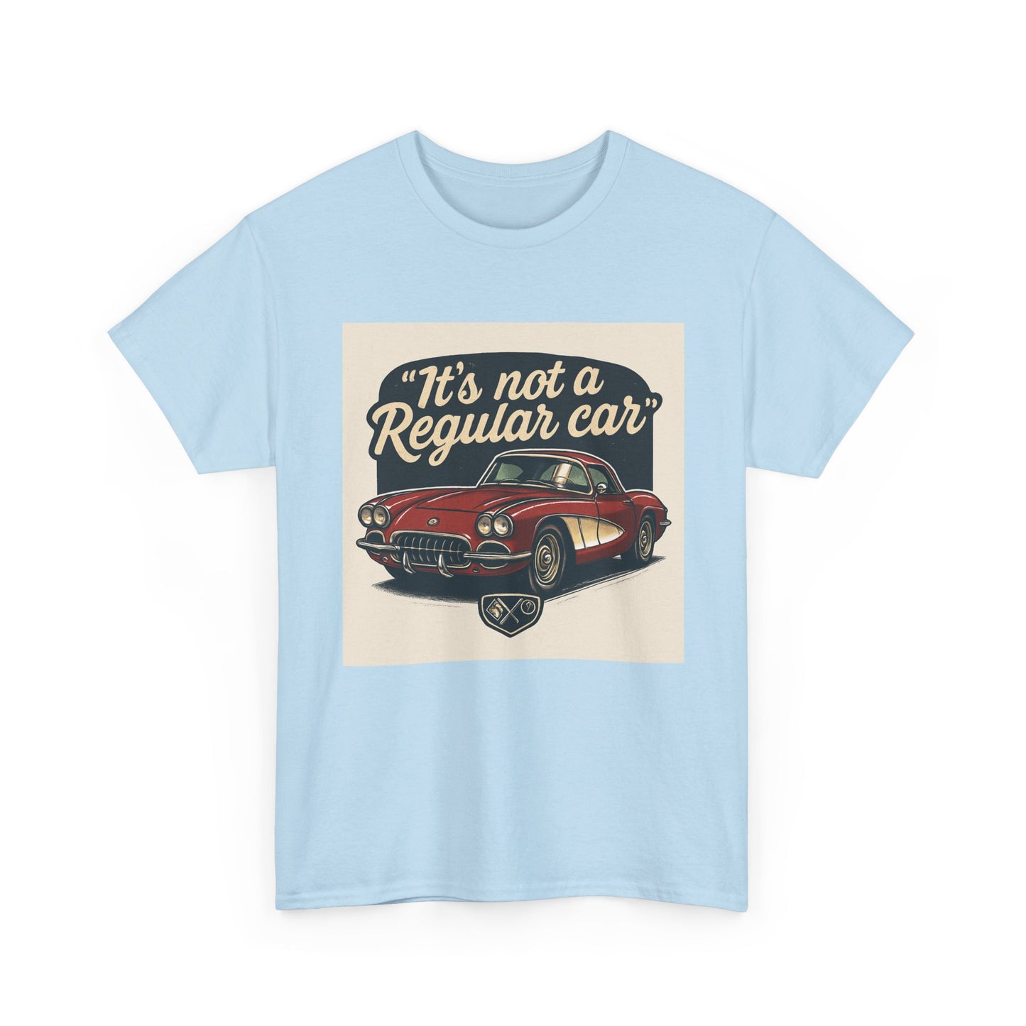 Classic Car Tee — "It's Not a Regular Car" Vintage Muscle Car Shirt Printify