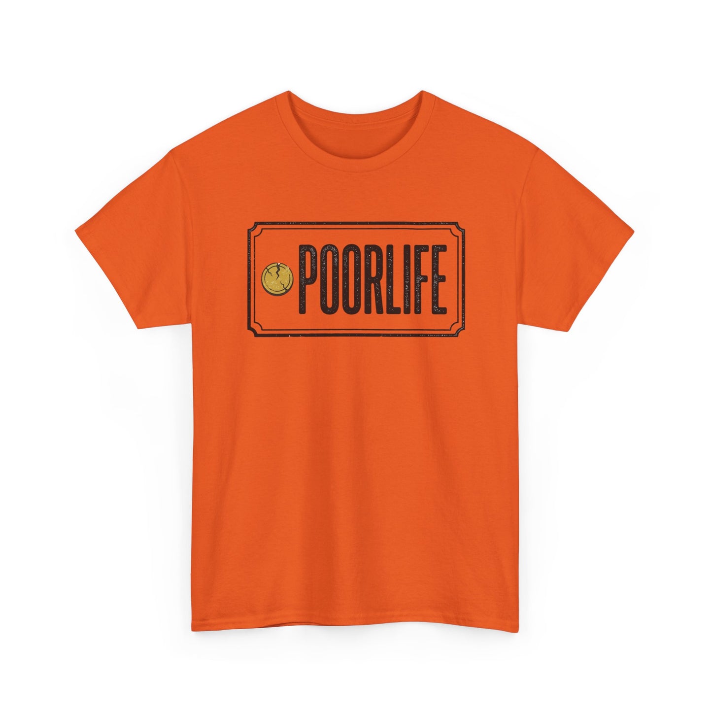 'Poor Life' Vintage Coin Graphic Tee