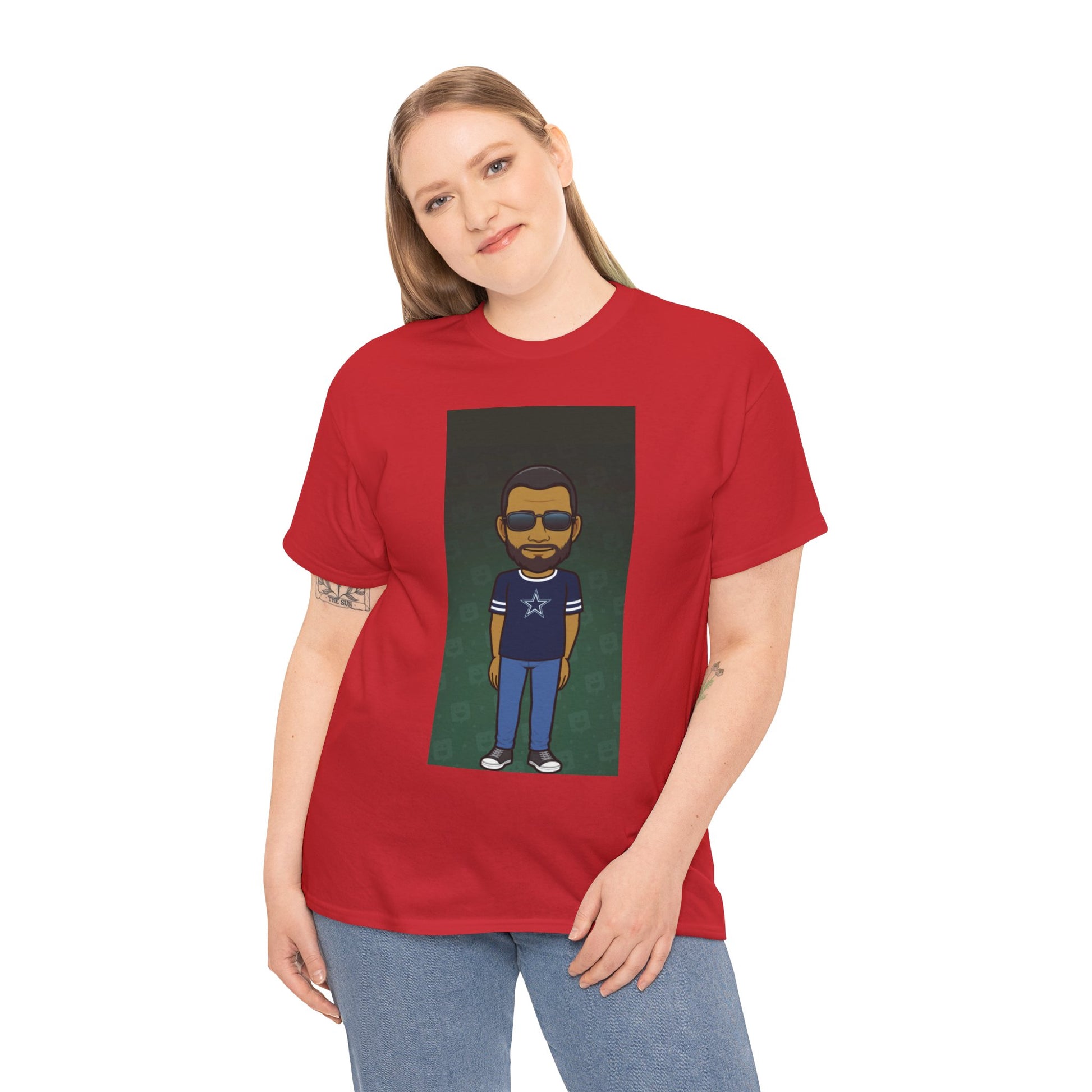 Cartoon Guy Graphic Tee — Personalized Avatar Shirt Printify