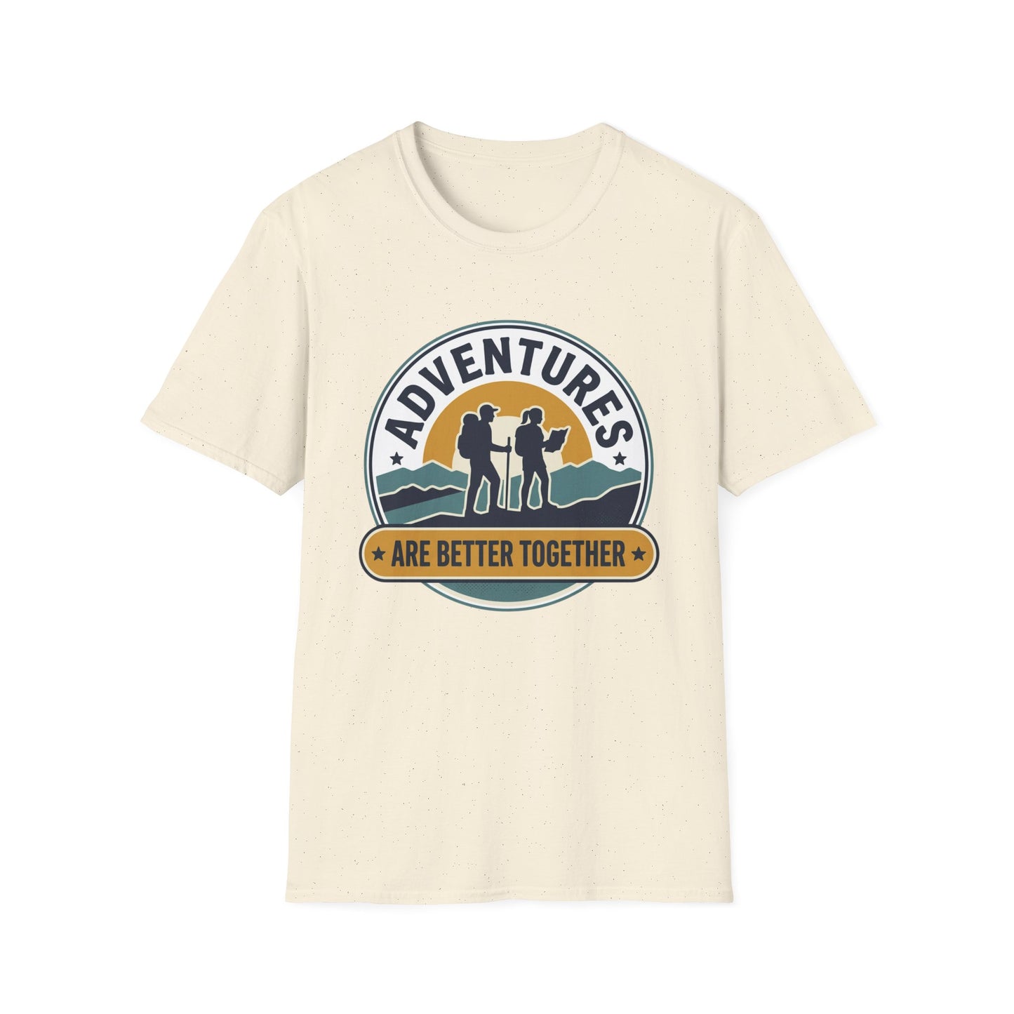 Adventures Are Better Together T-Shirt — Couples Hiking Outdoor Graphic Tee