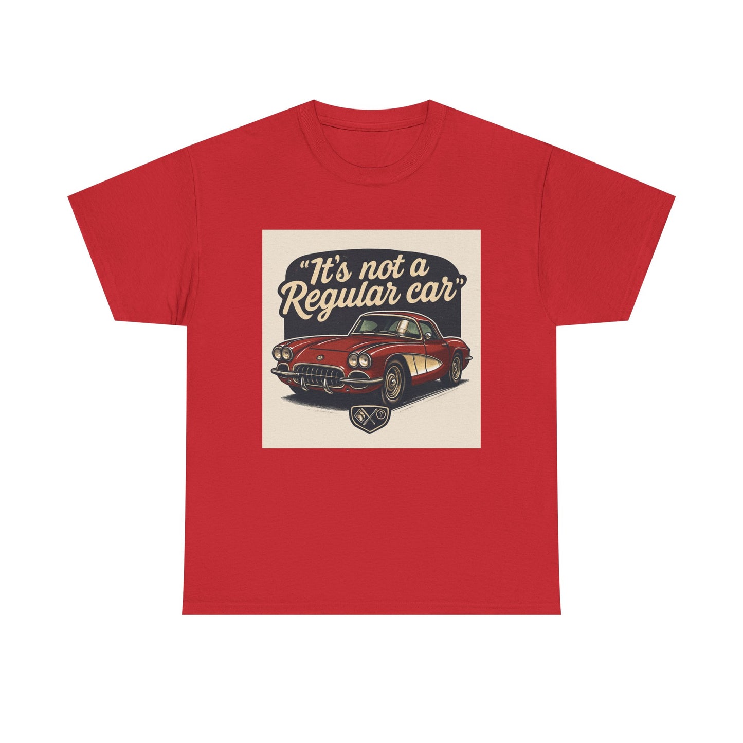 Classic Car Tee — "It's Not a Regular Car" Vintage Muscle Car Shirt Printify