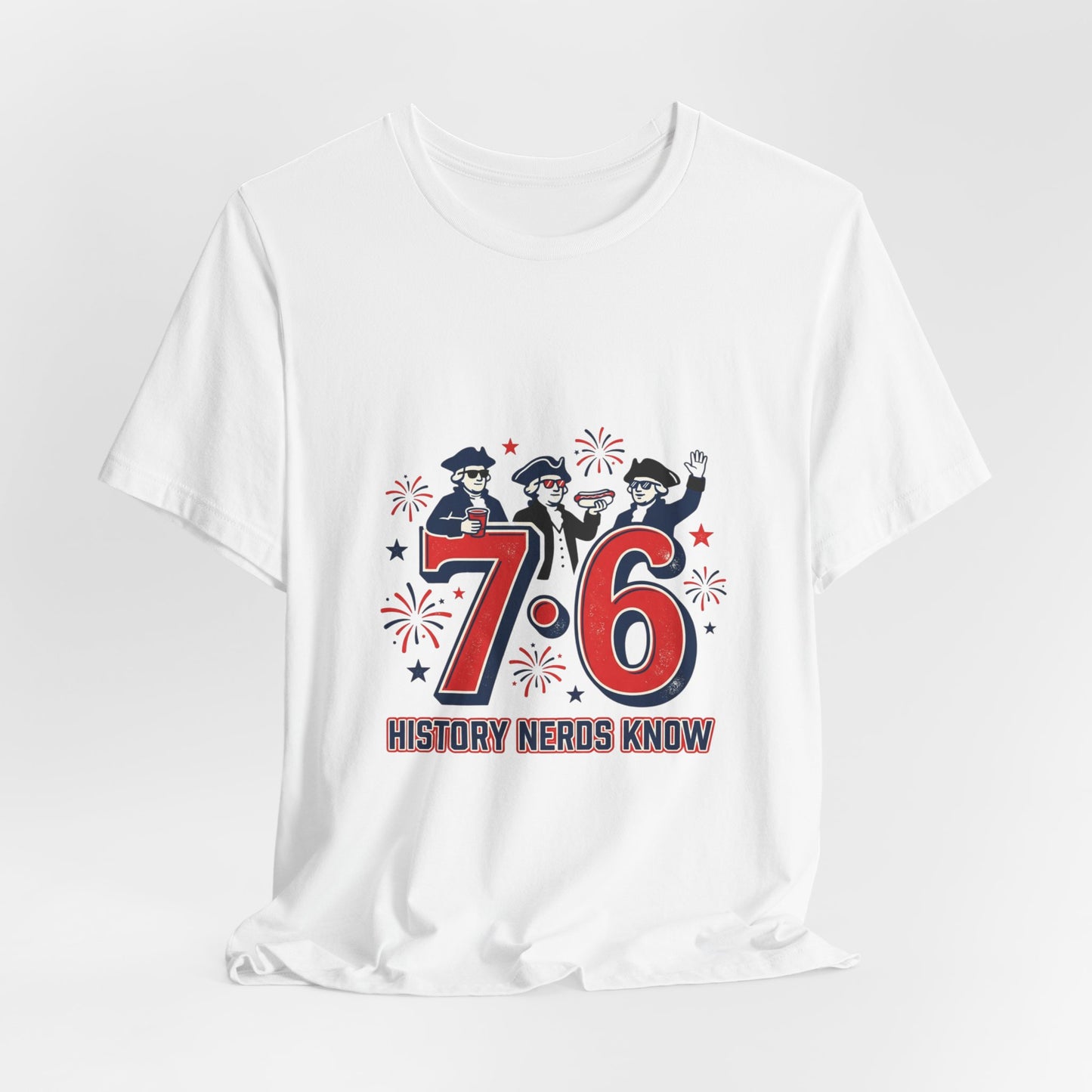 76 History Nerds Know Tee | 1776 Patriotic Meme, Vintage Independence Shirt