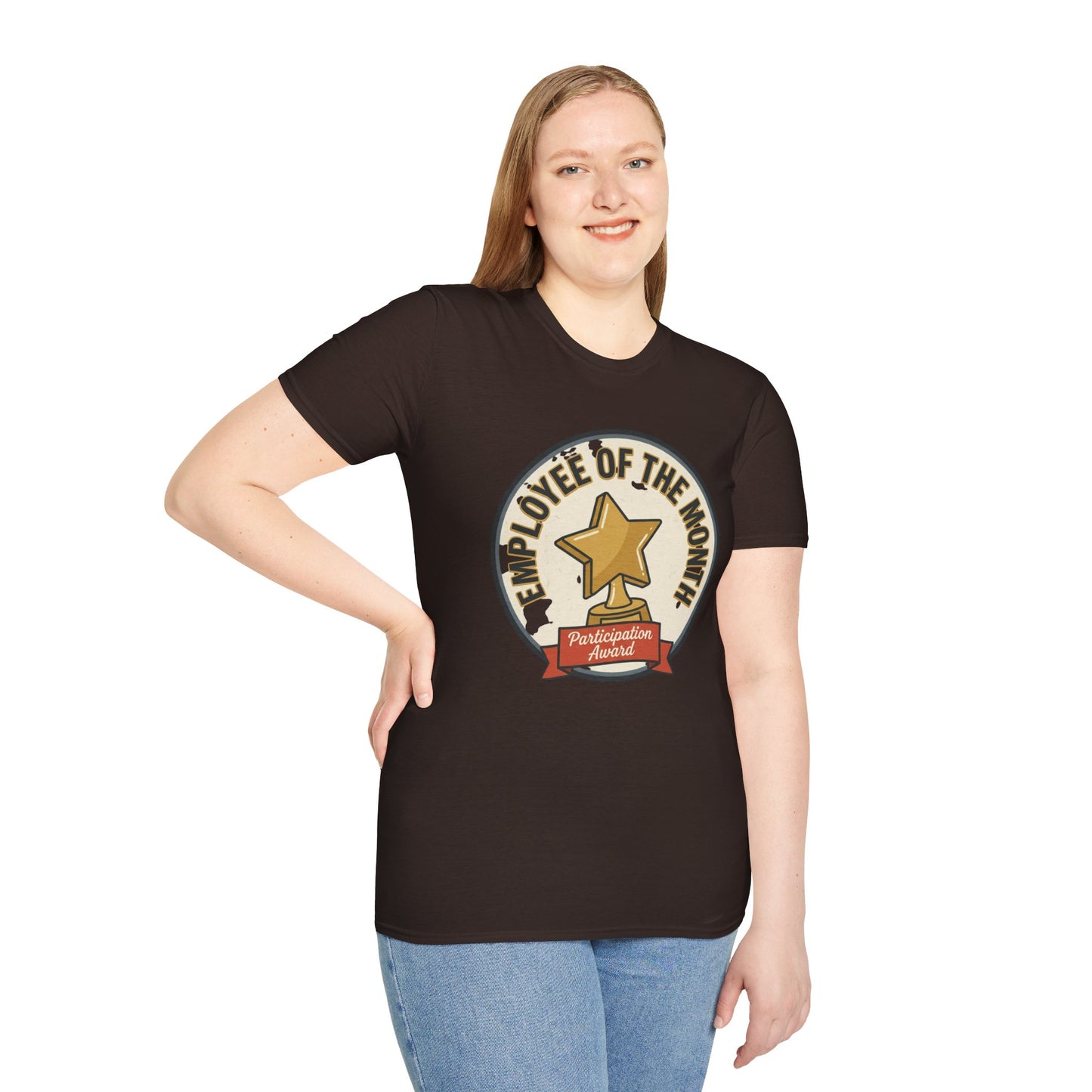 Employee of the Month T-Shirt — Participation Award Star Tee