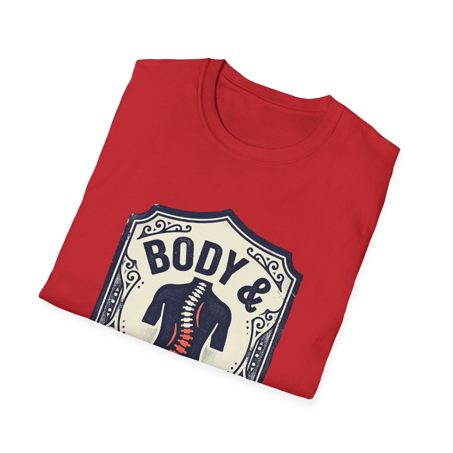 Back Hurts T-Shirt — Body & Back Hurts Graphic Tee for Spine Pain Relief Awareness