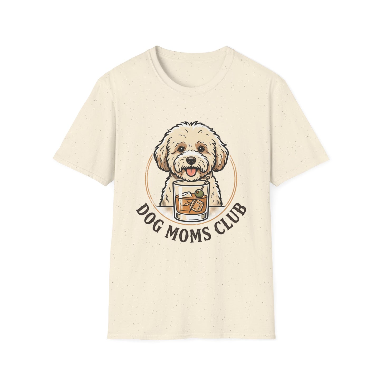 Dog Moms Club T-Shirt — Cute Doodle Dog Graphic Tee