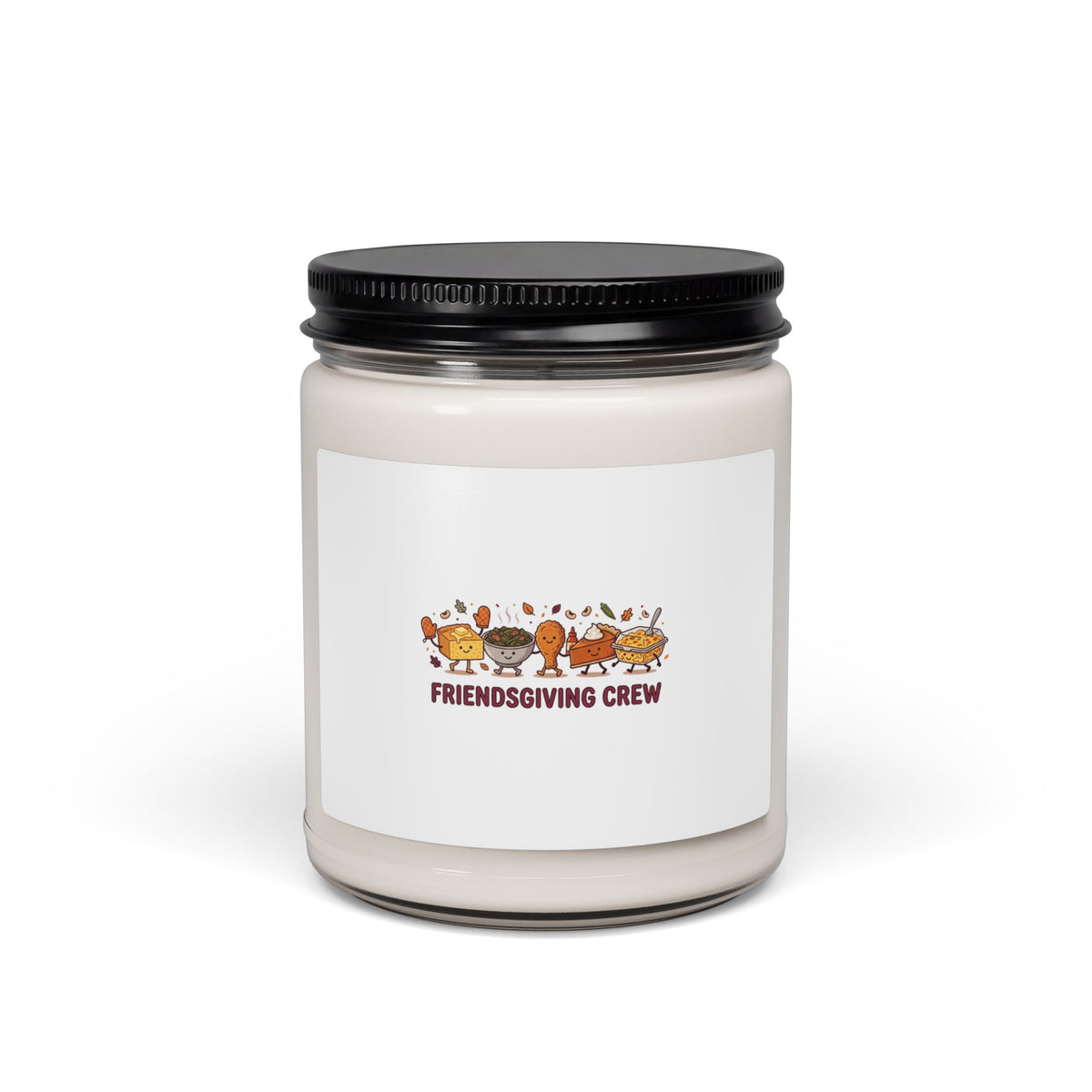 Friendsgiving Crew Candle, Soy Jar Candle, Thanksgiving Fall Pumpkin Pie