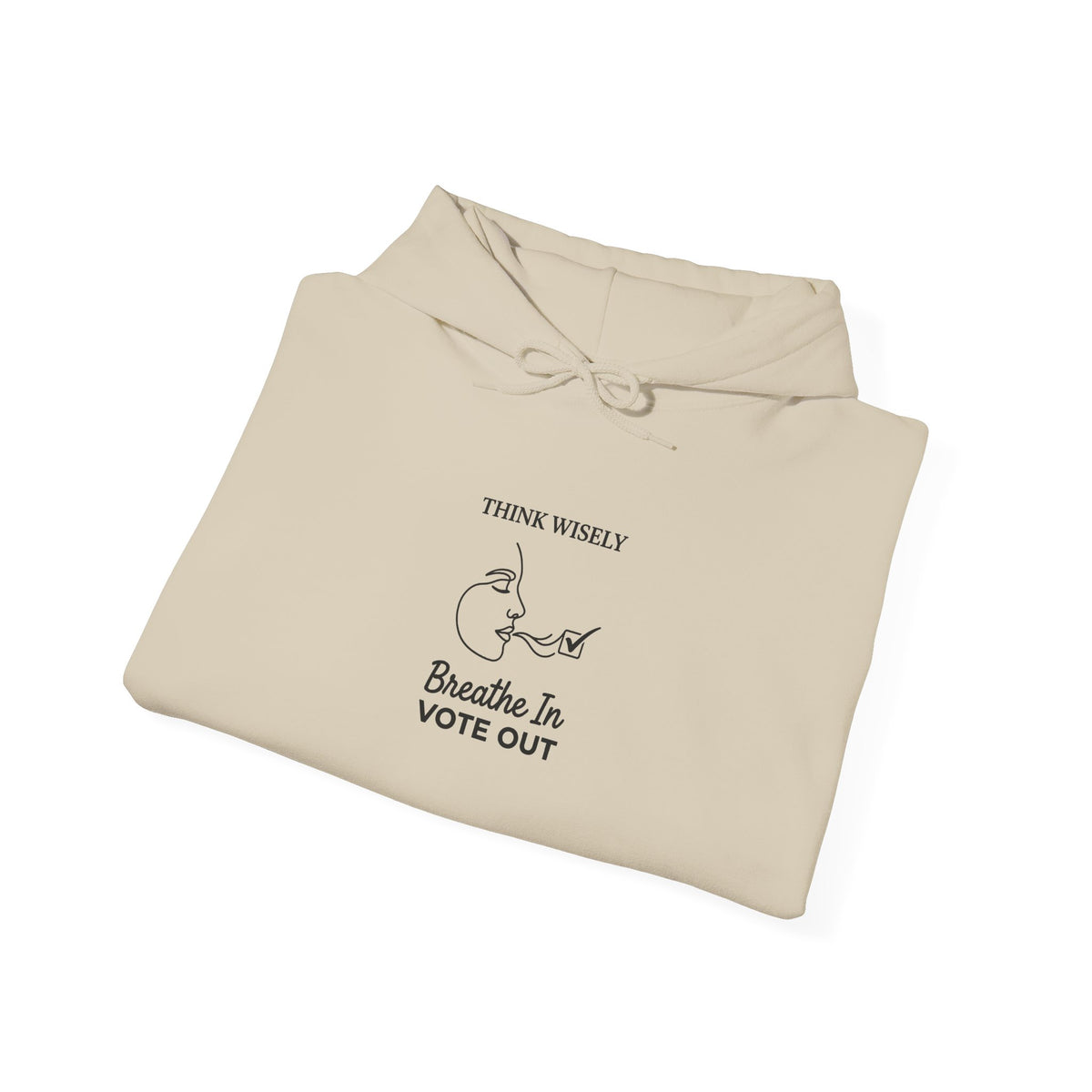 Breathe In Vote Out Hoodie | Midterm Elections Voter Awareness
