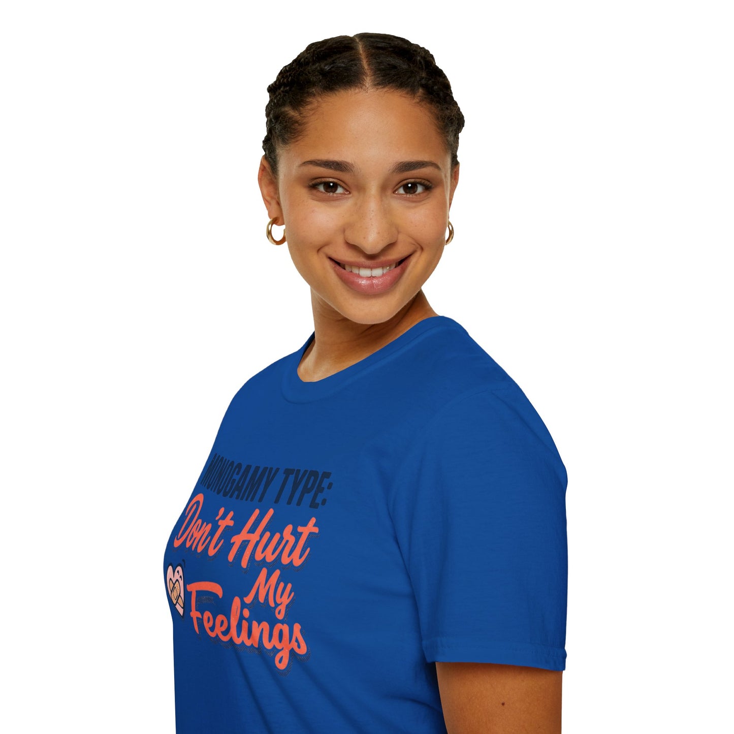 "Monogamy Type: Don't Hurt My Feelings" Graphic Tee Printify