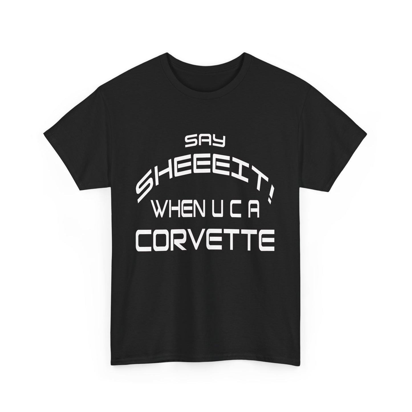 Corvette-Unisex Heavy Cotton Tee - Comfy & Casual Everyday Wear