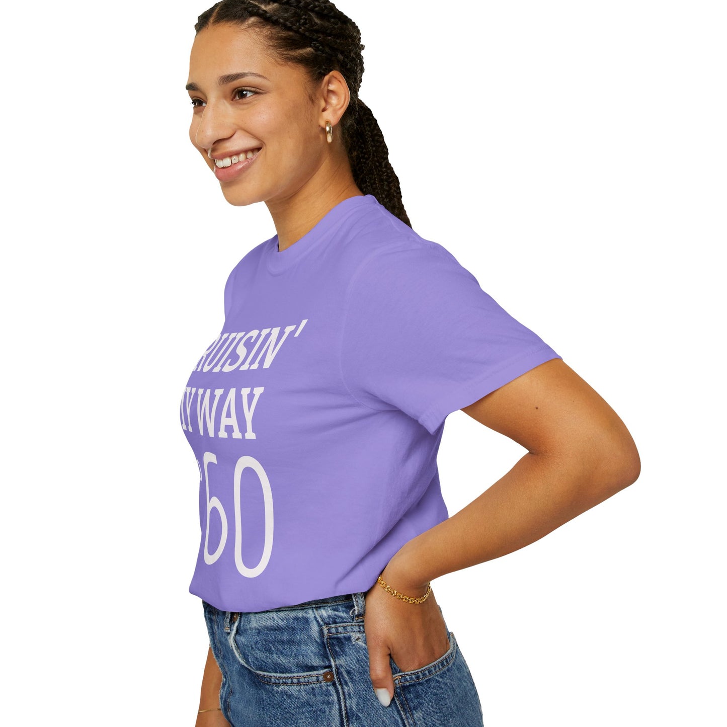 Cruisin' My Way Into 60 T-Shirt — 60th Birthday Tee