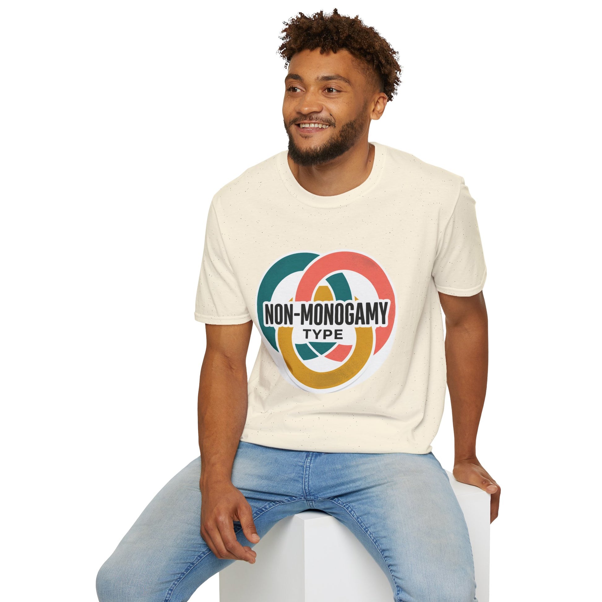 Non-Monogamy Type T-Shirt — Retro Polyamory Pride Tee Printify