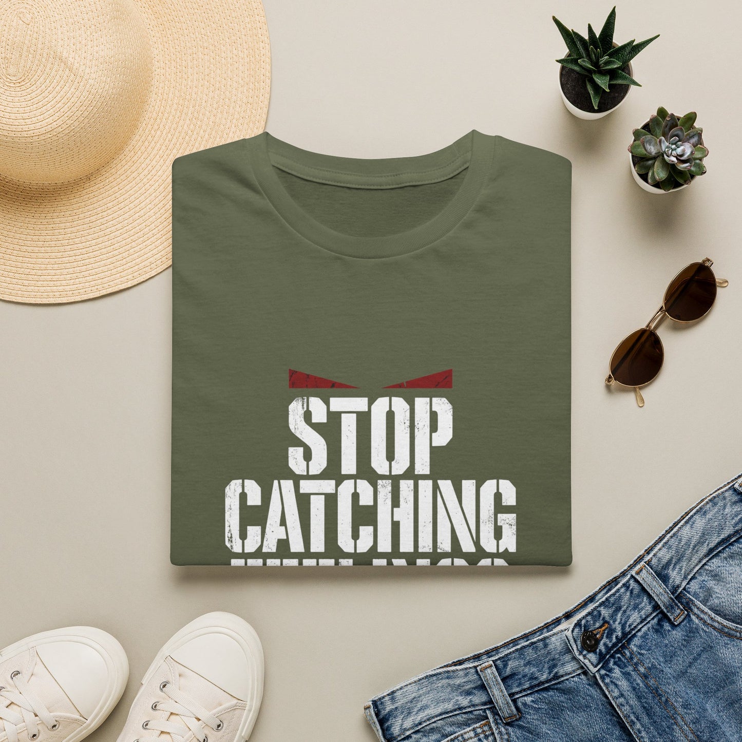 Stop Catching Feelings T-Shirt — Funny Heartbreak Graphic Tee