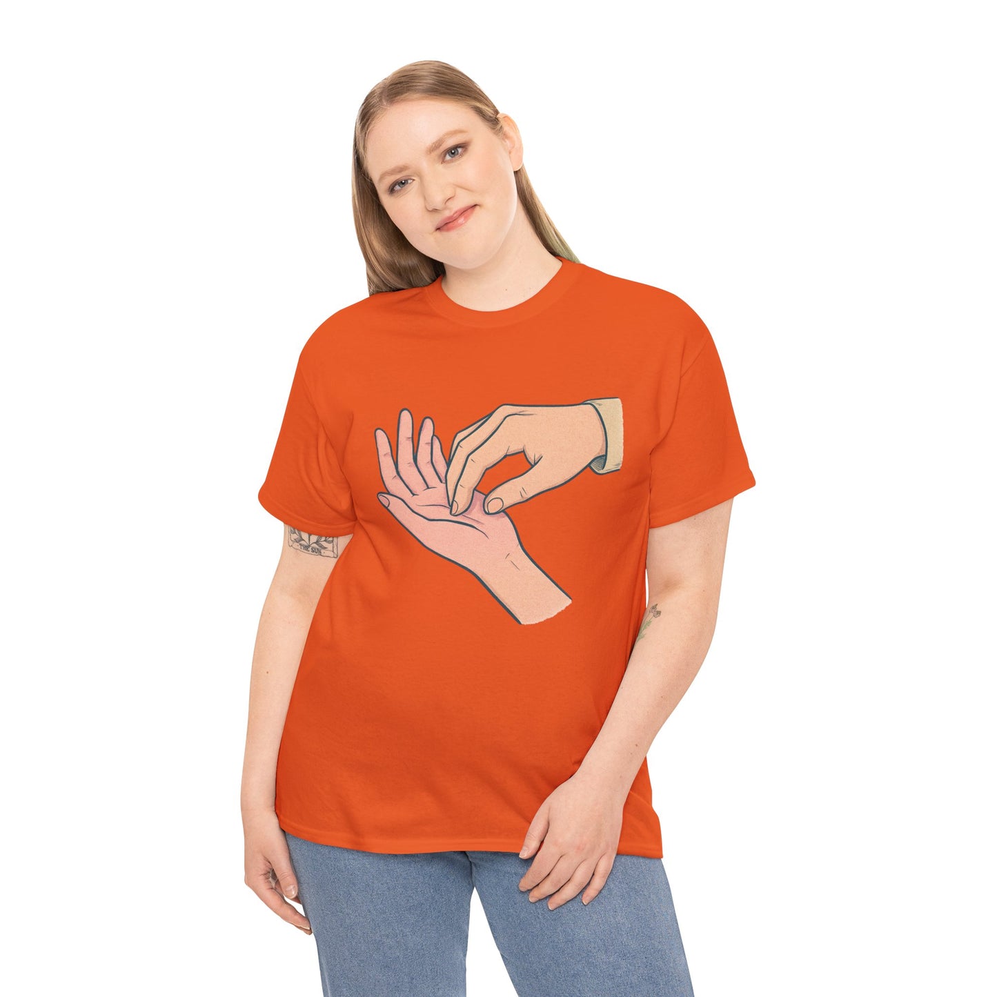 T-Shirt - Gentle Palm Reading Illustration Tee
