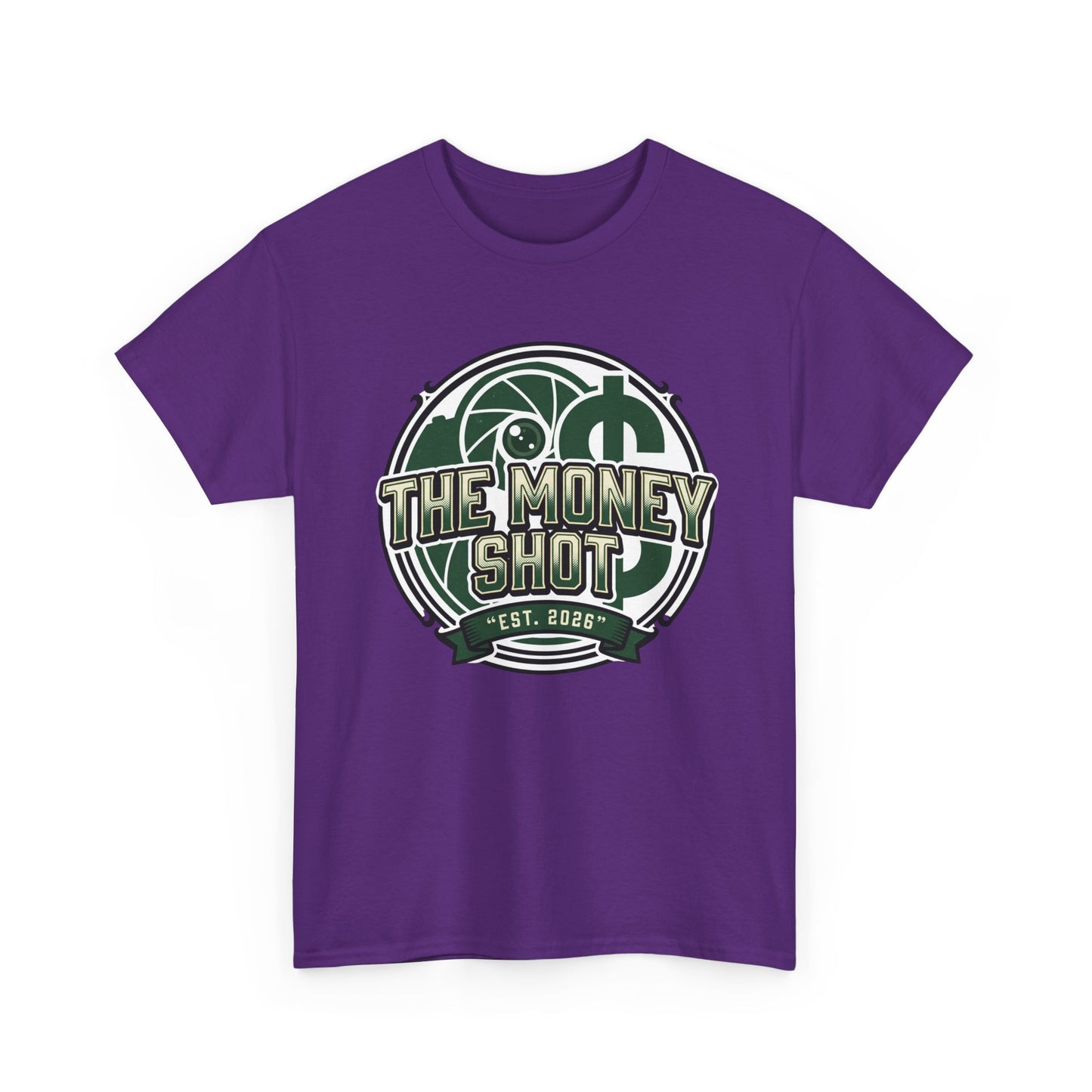 The Money Shot Graphic Tee — Retro Dollar Logo T-Shirt