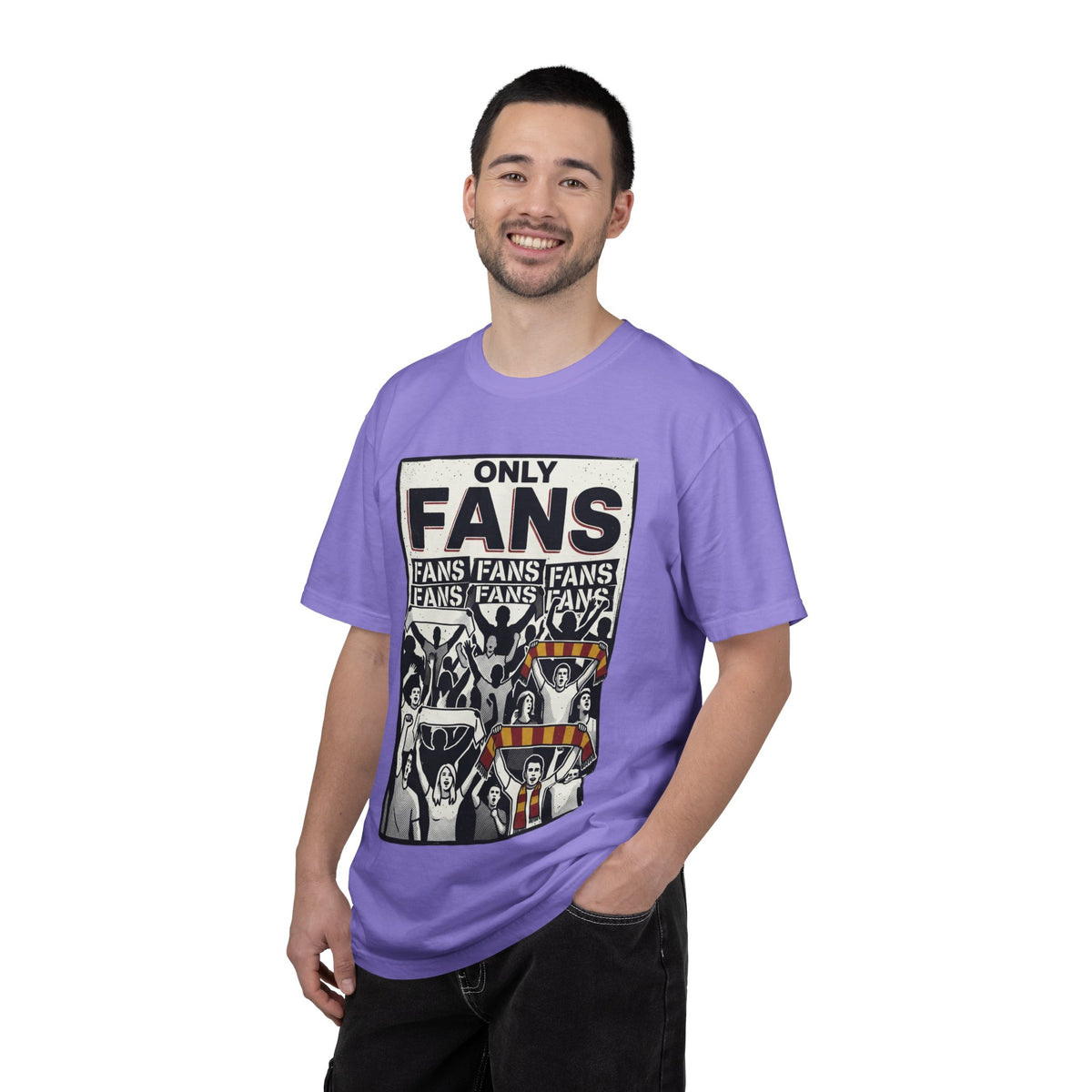 Only Fans Crowd Graphic T-Shirt — Vintage Sports Fan Tee