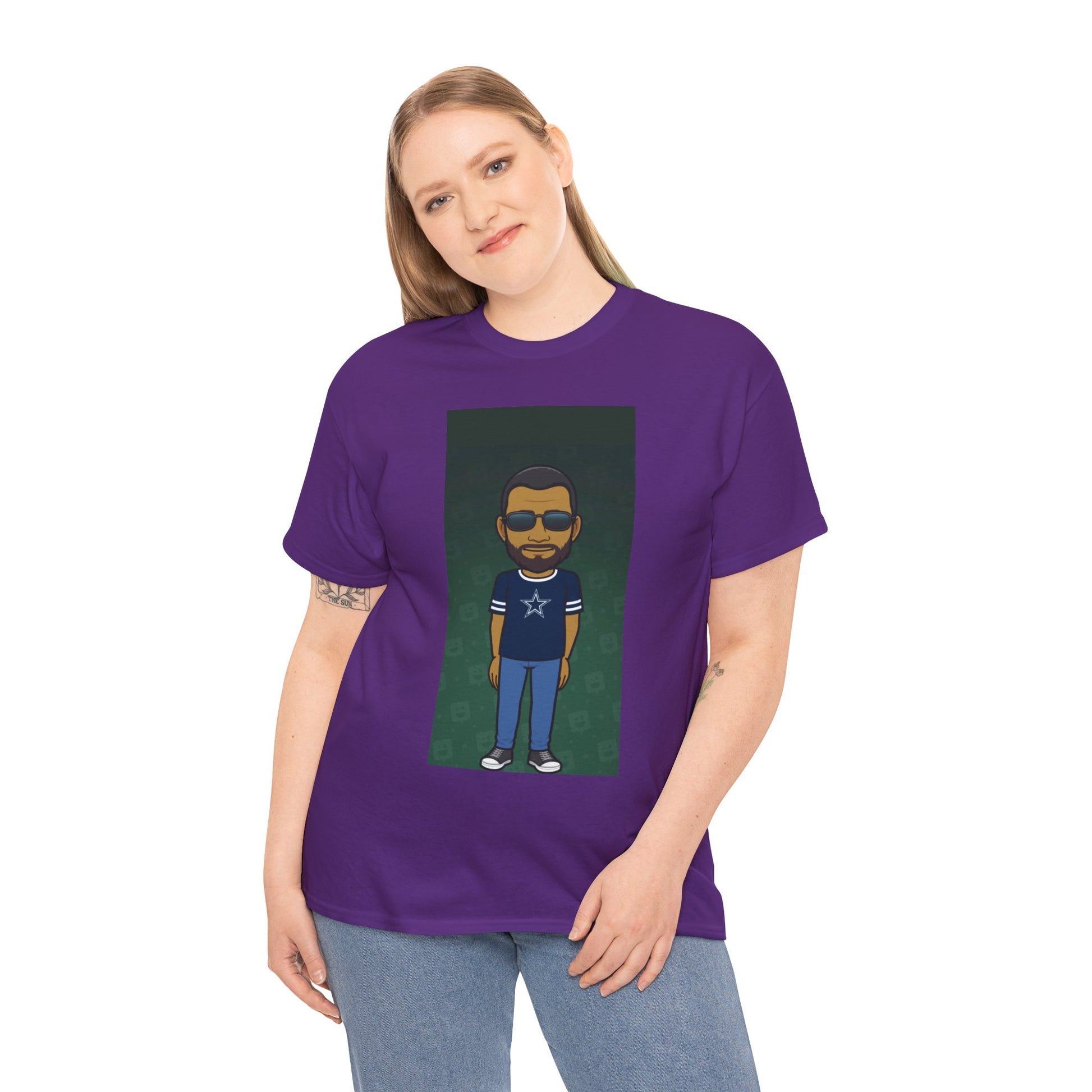 Cartoon Guy Graphic Tee — Personalized Avatar Shirt Printify