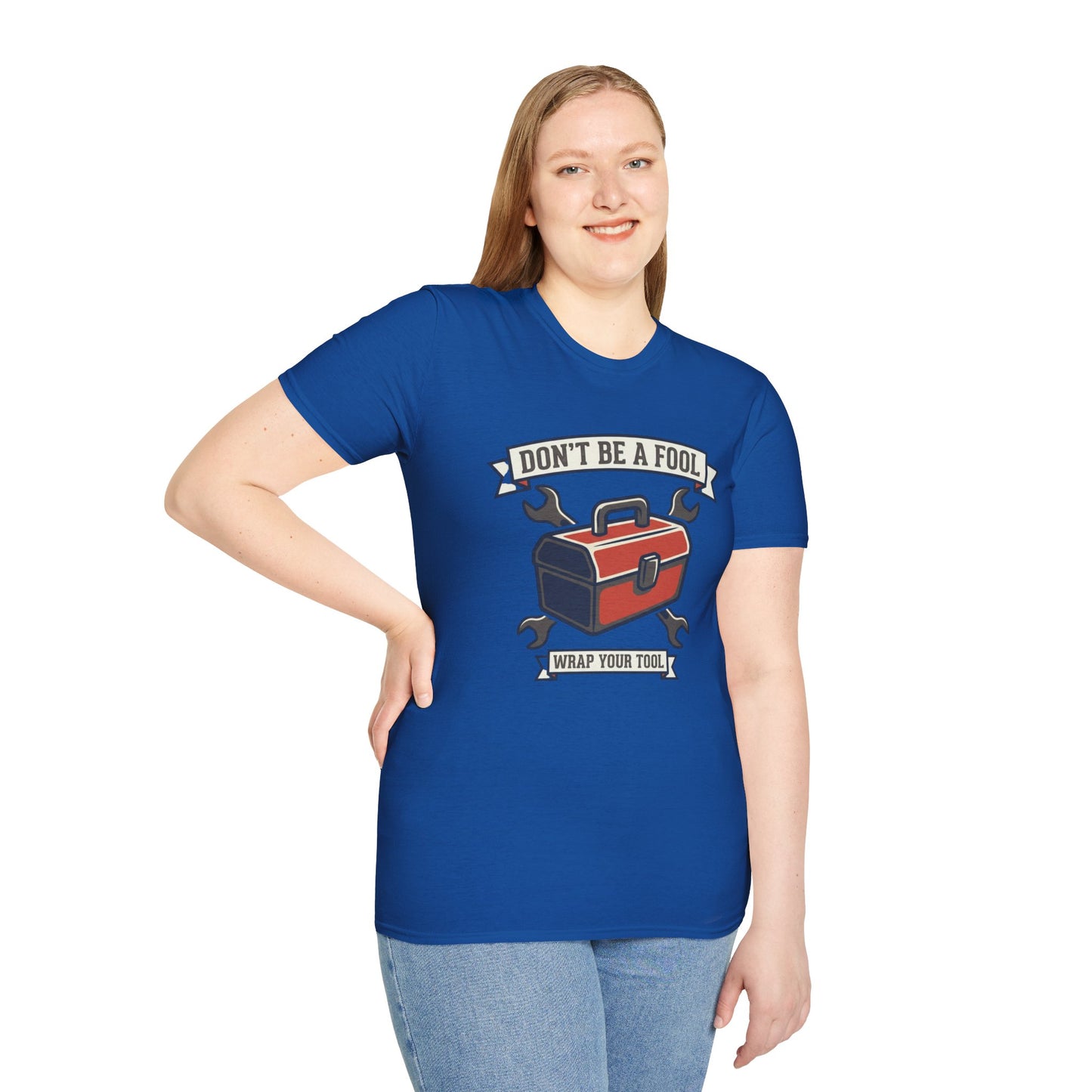 Don't Be a Fool Toolbox T‑Shirt — Wrap Your Tool Shirt for Mechanics & DIYers