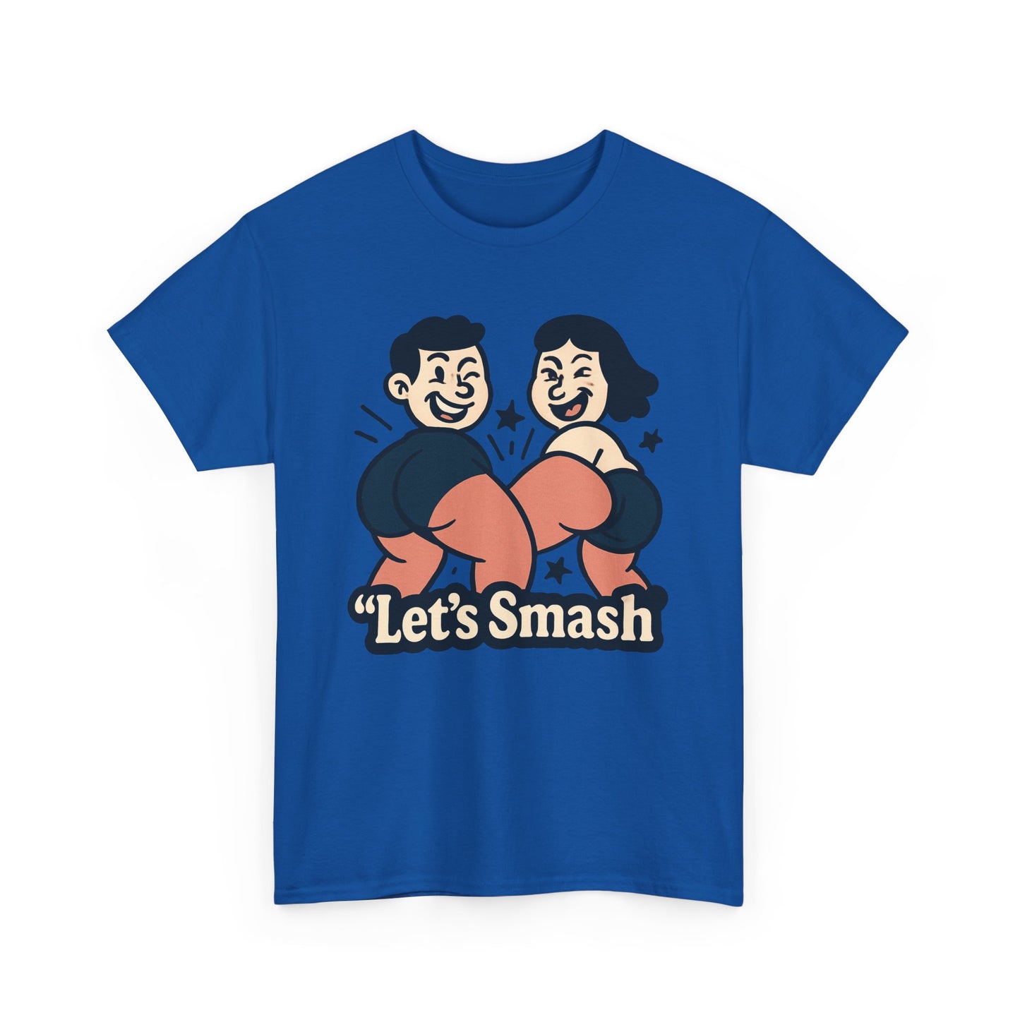Let's Smash Tee — Retro Couples Valentine's T-Shirt