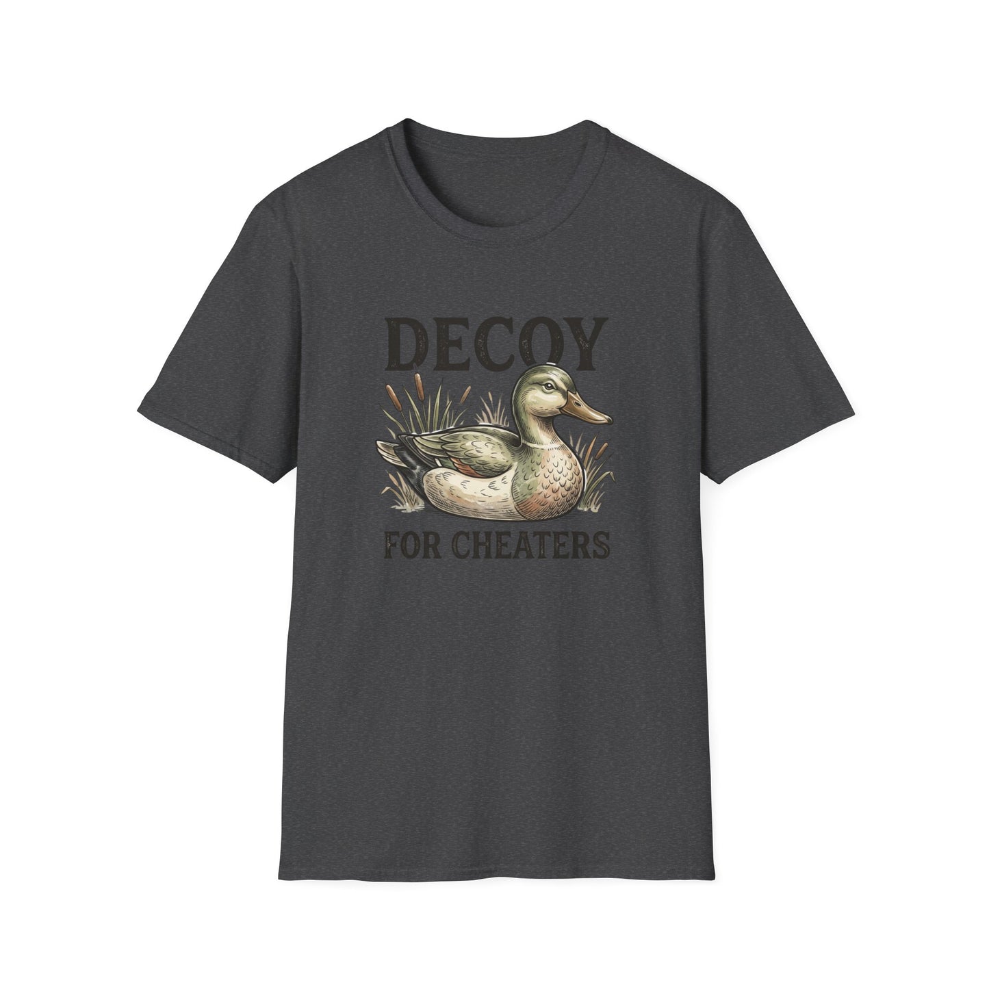 Decoy Duck T-Shirt — "Decoy for Cheaters" Vintage Waterfowl Tee