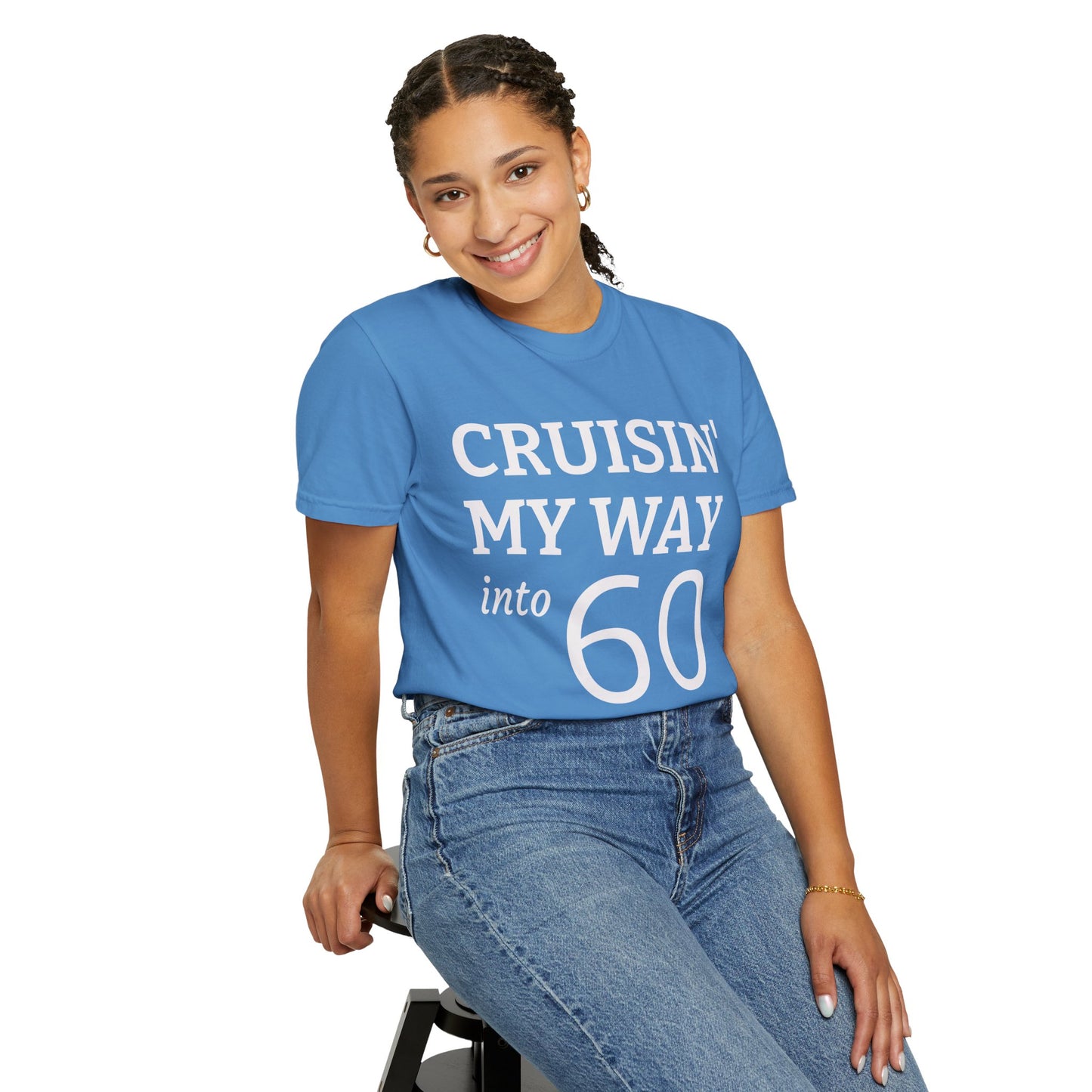 Cruisin' My Way Into 60 T-Shirt — 60th Birthday Tee