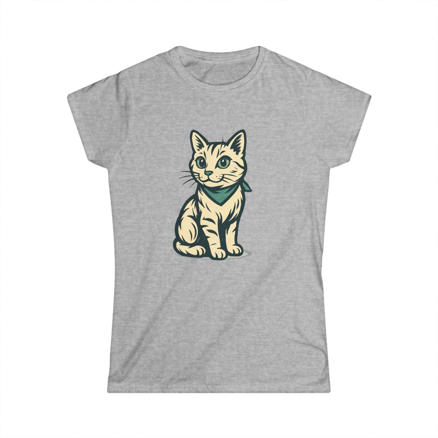 Cute Kitten Graphic Tee — Cat Mom Cute Cat T-Shirt