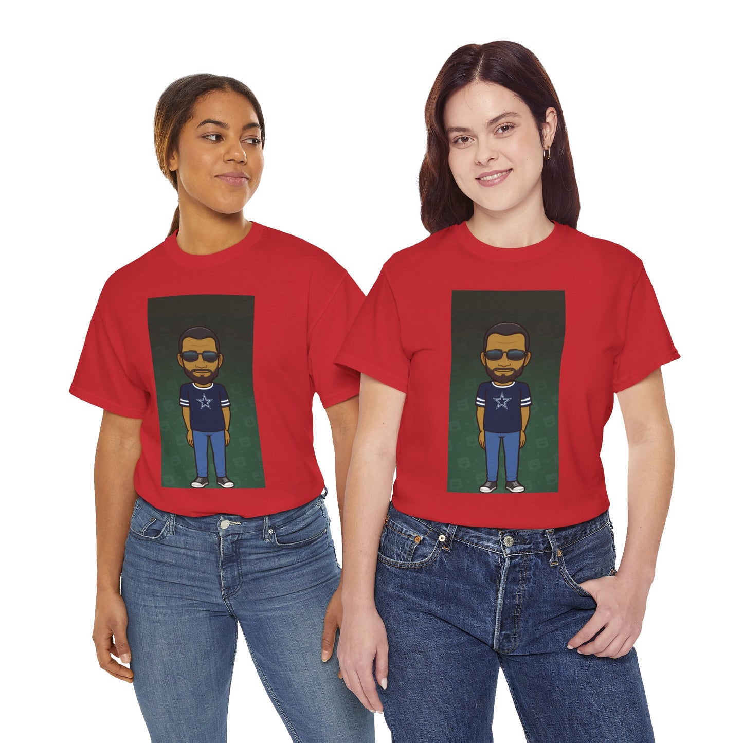 Cartoon Guy Graphic Tee — Personalized Avatar Shirt Printify