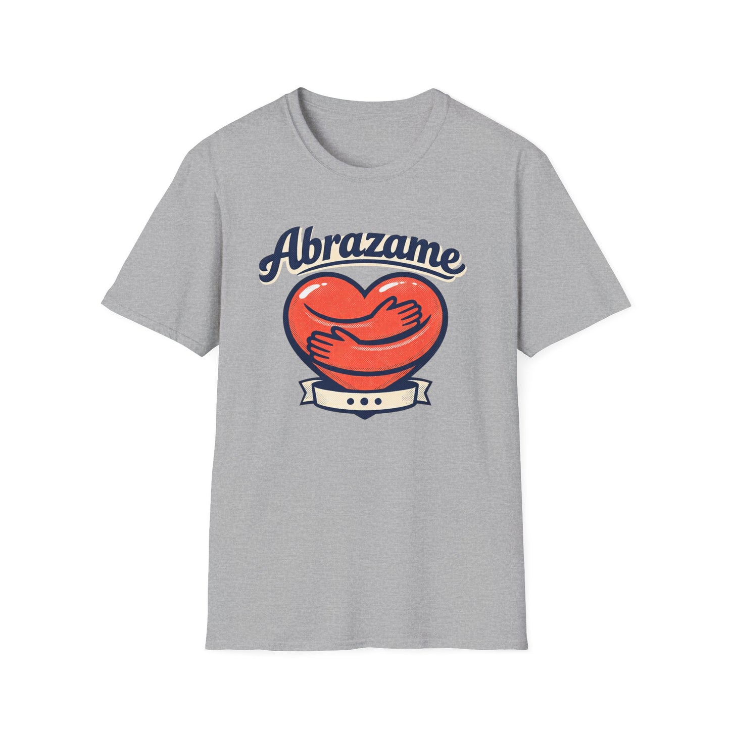 Abrázame Heart Hug T-Shirt — Spanish Love Graphic Tee