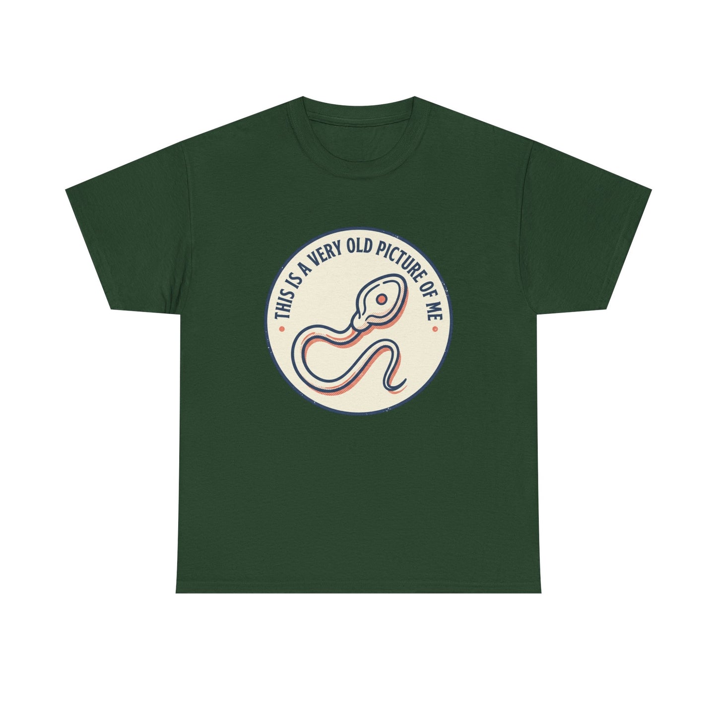 "This Is A Very Old Picture Of Me" Retro Snake Graphic Tee
