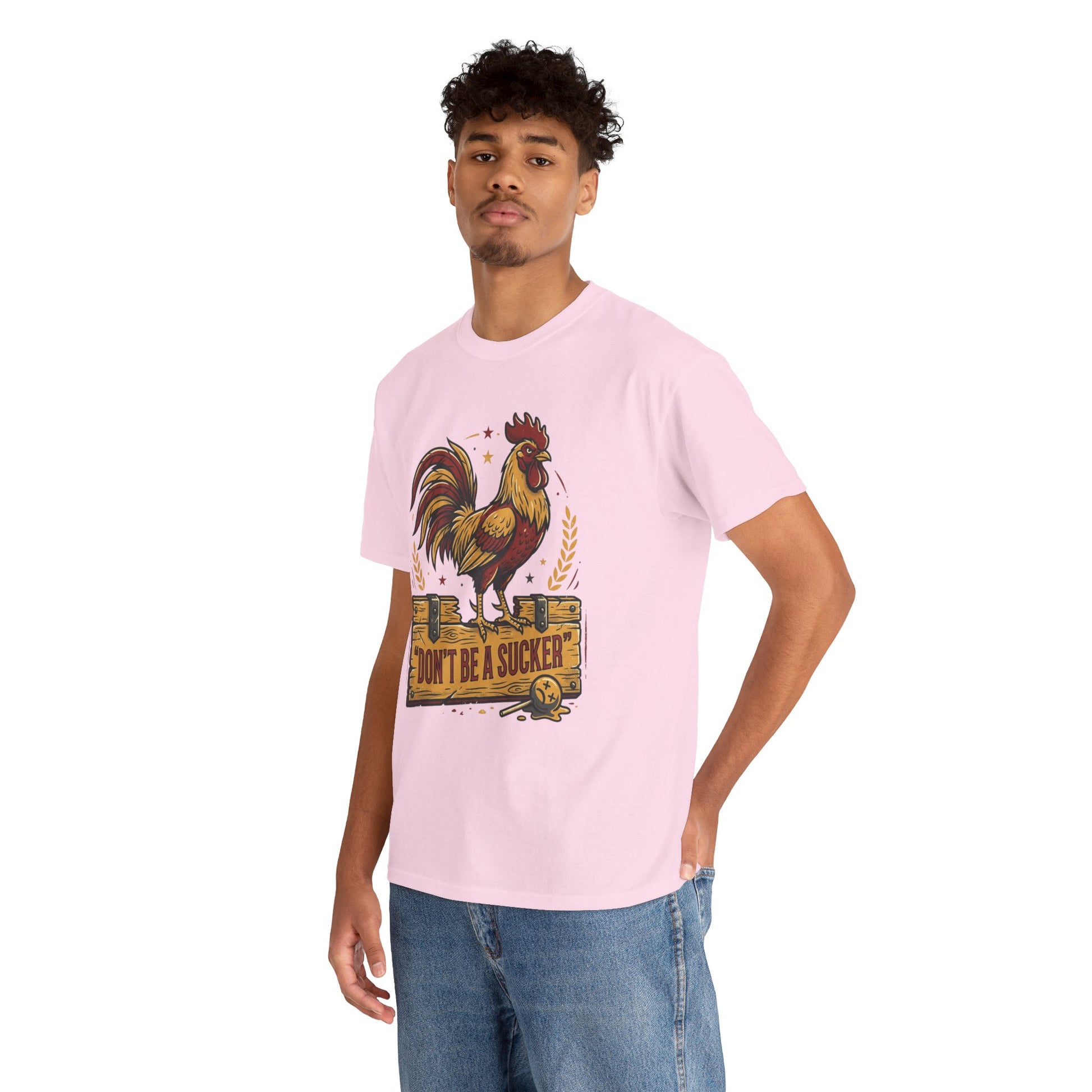 Rooster 'Don't Be a Sucker' Graphic Tee Printify
