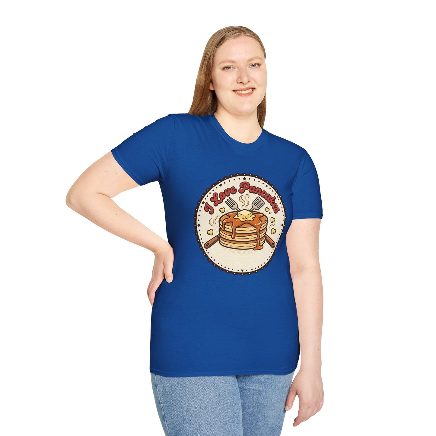 Pancake Love T-Shirt — Cute Stack of Pancakes Breakfast Tee
