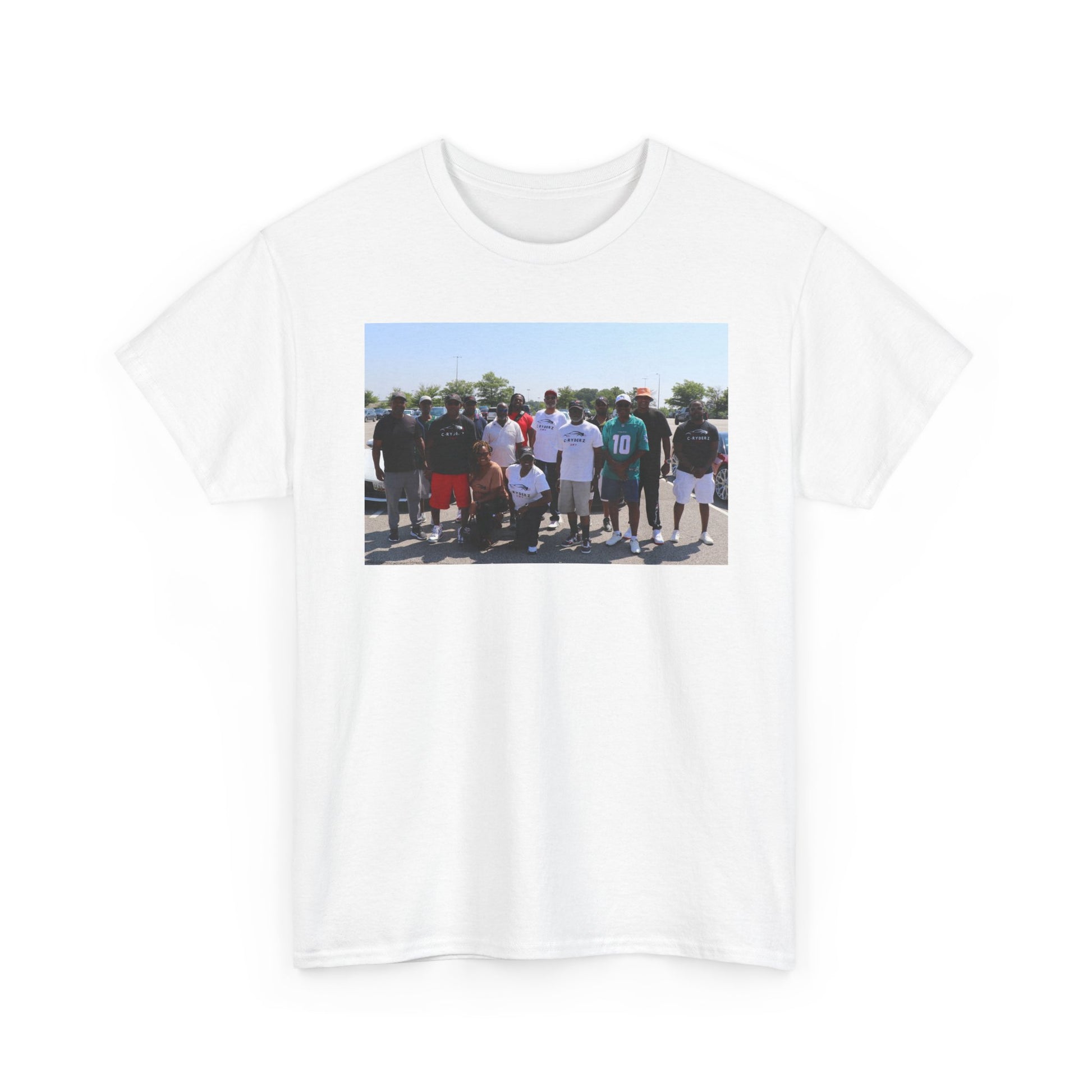 C-RYDERZ Group Photo Custom Tee — Personalized Reunion & Team Picture Shirt Printify