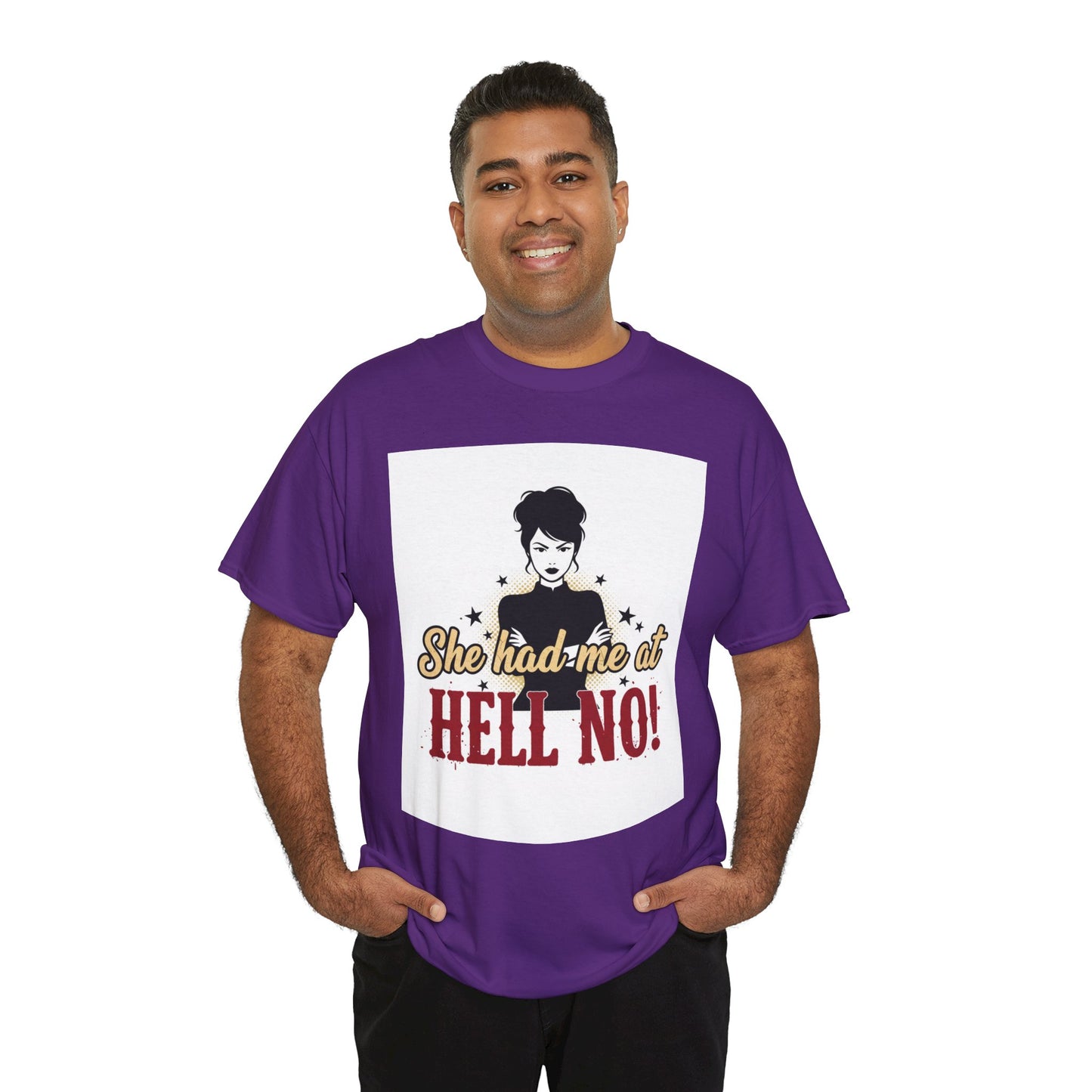 She Had Me At Hell No! Tee – Sassy Retro Graphic T-Shirt