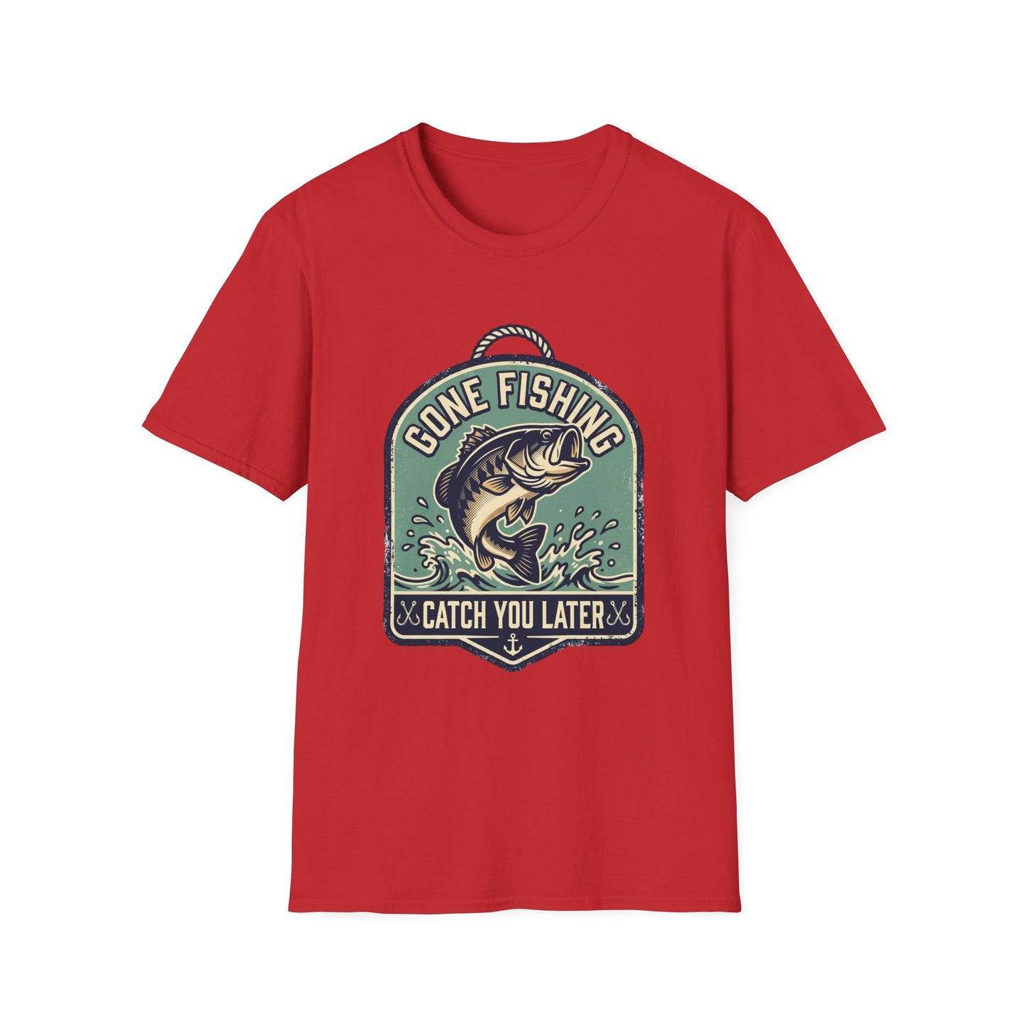 Gone Fishing T-Shirt – "Catch You Later" Bass Fishing Tee