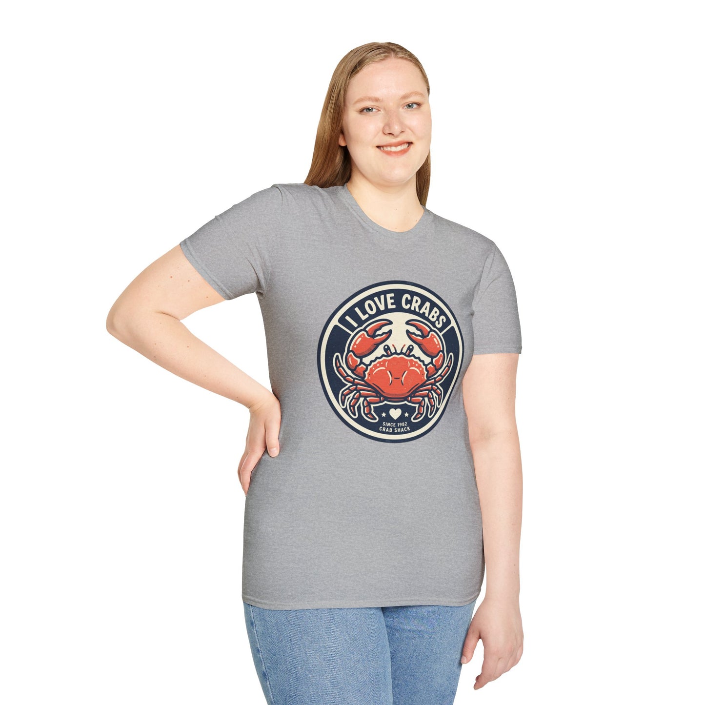Crab Lover T-Shirt — I Love Crabs Vintage Seafood Graphic Tee