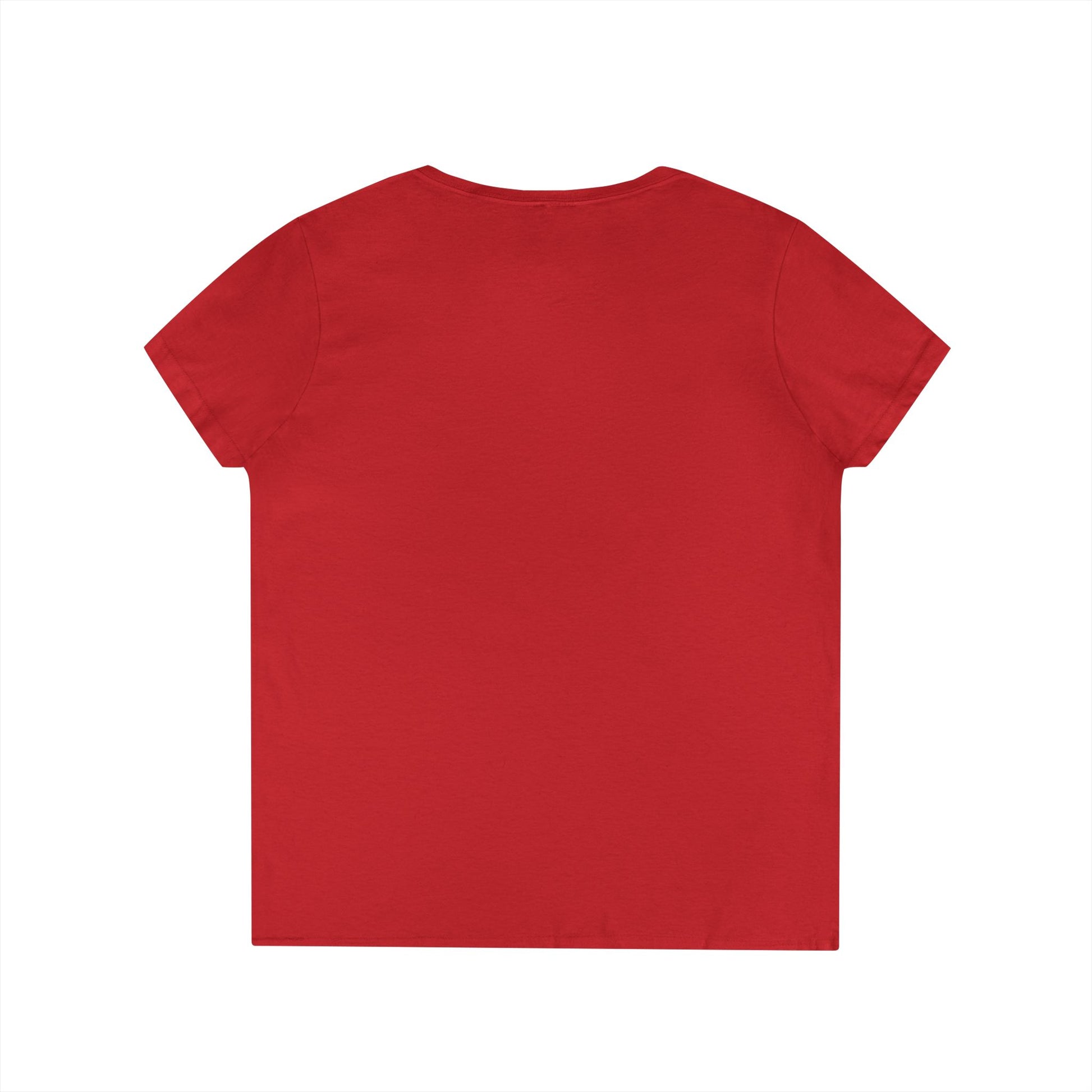 Certified Cutie V-Neck T-Shirt — Cute Cartoon Badge Graphic Tee for Women Printify