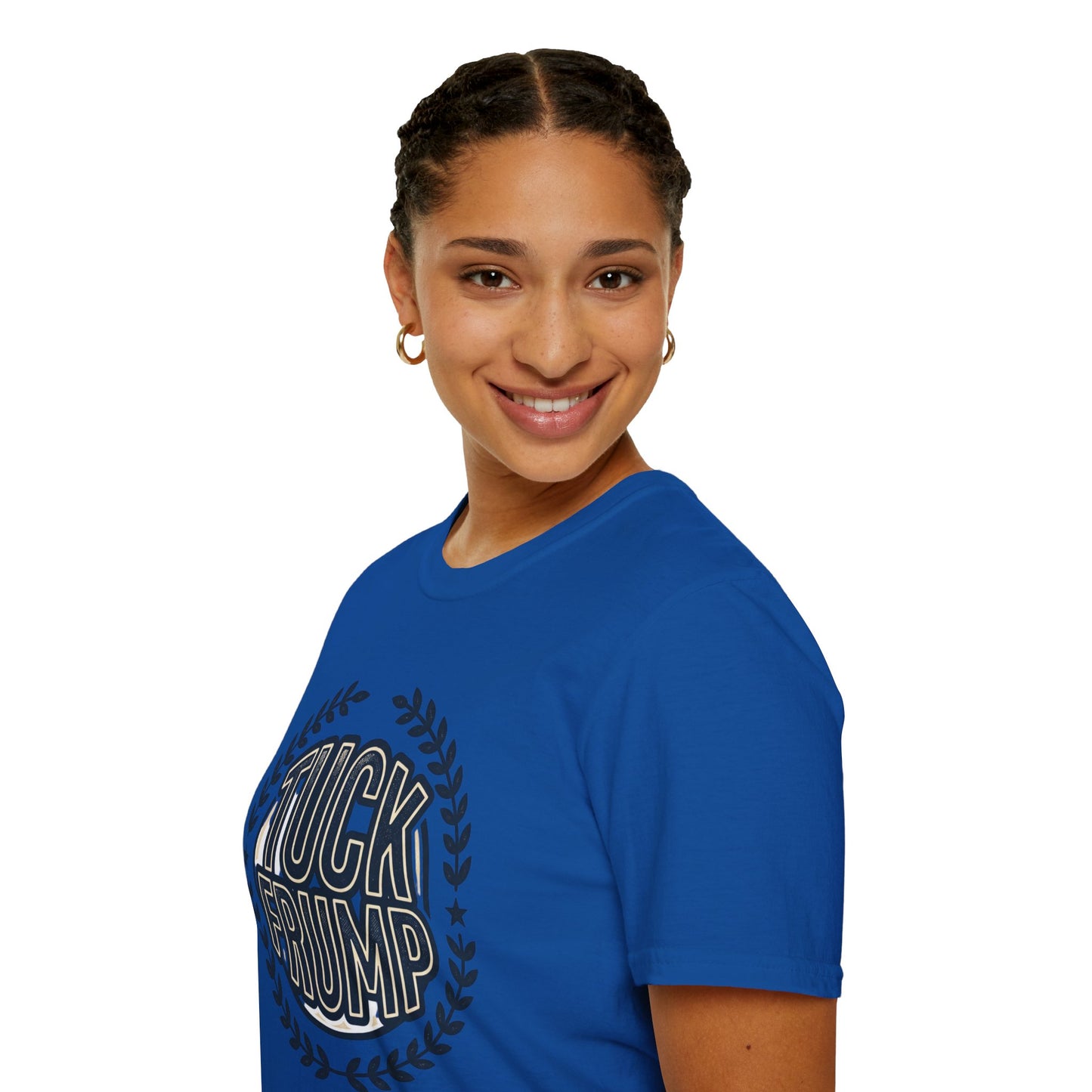 "Tuck Frump" Vintage Laurel Emblem Political Satire Tee