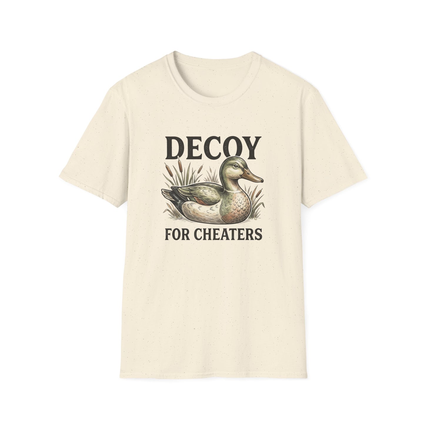 Decoy Duck T-Shirt — "Decoy for Cheaters" Vintage Waterfowl Tee