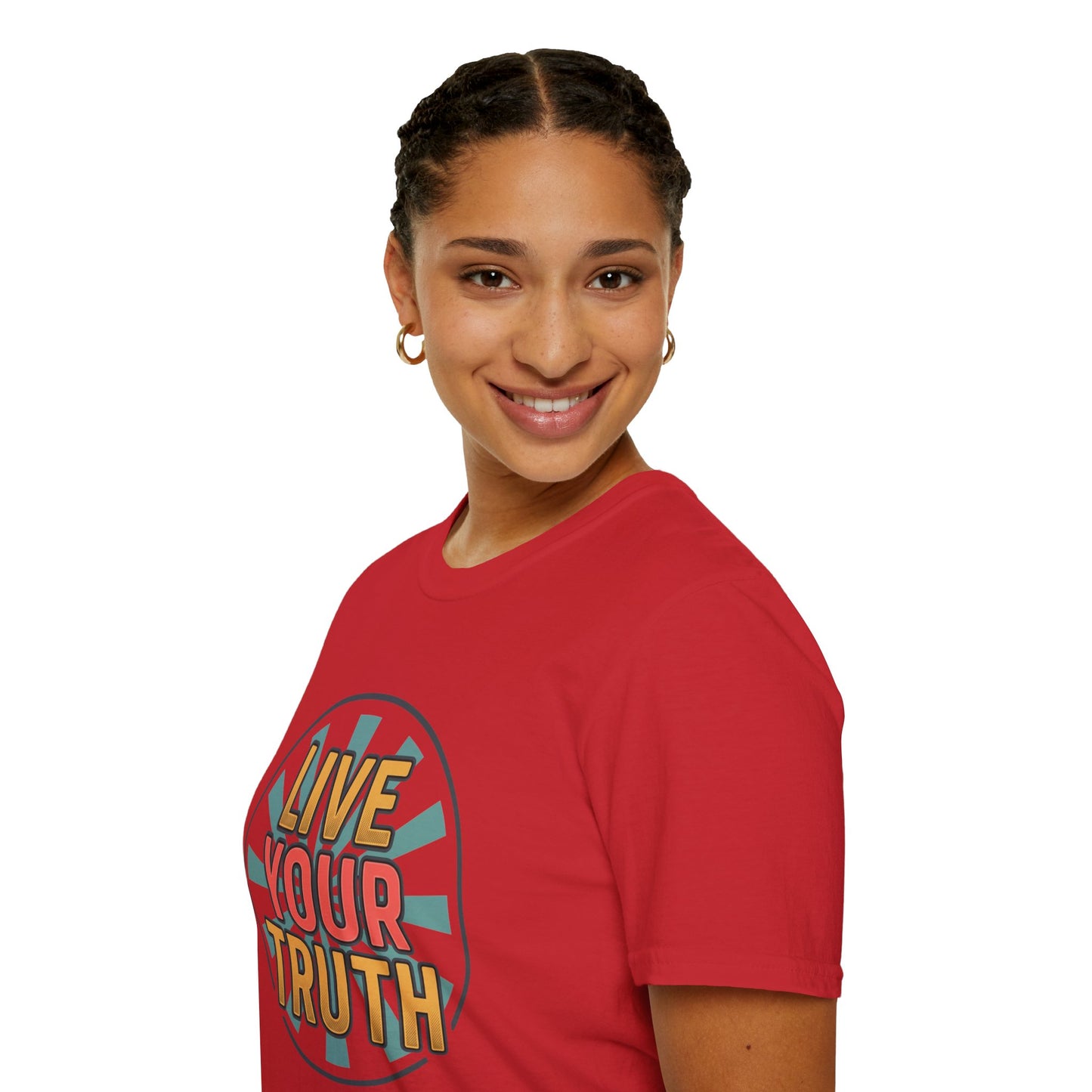 Live Your Truth T-Shirt — Retro Inspirational Graphic Tee